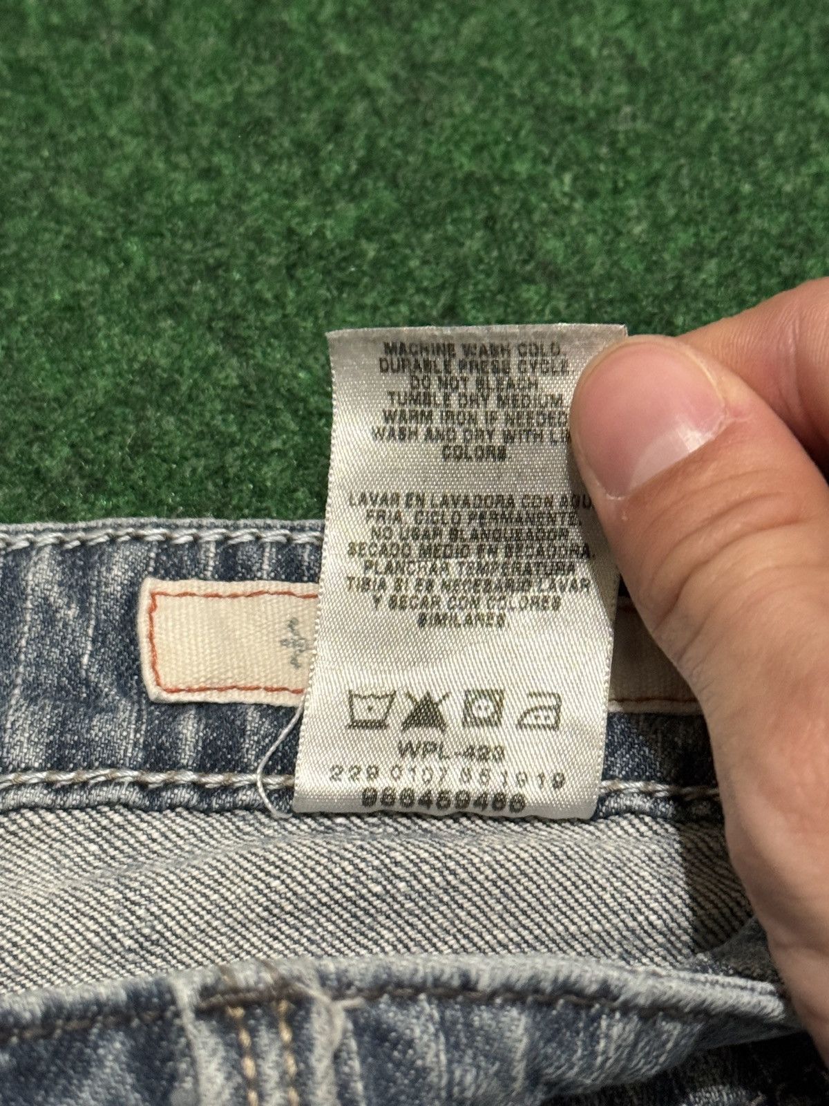 Levi's Vintage Clothing Levis Vintage Jorts 14 Baggy Low Rise 34 12” Denim Shorts Size 36" / US 14 / IT 50 - 8 Thumbnail