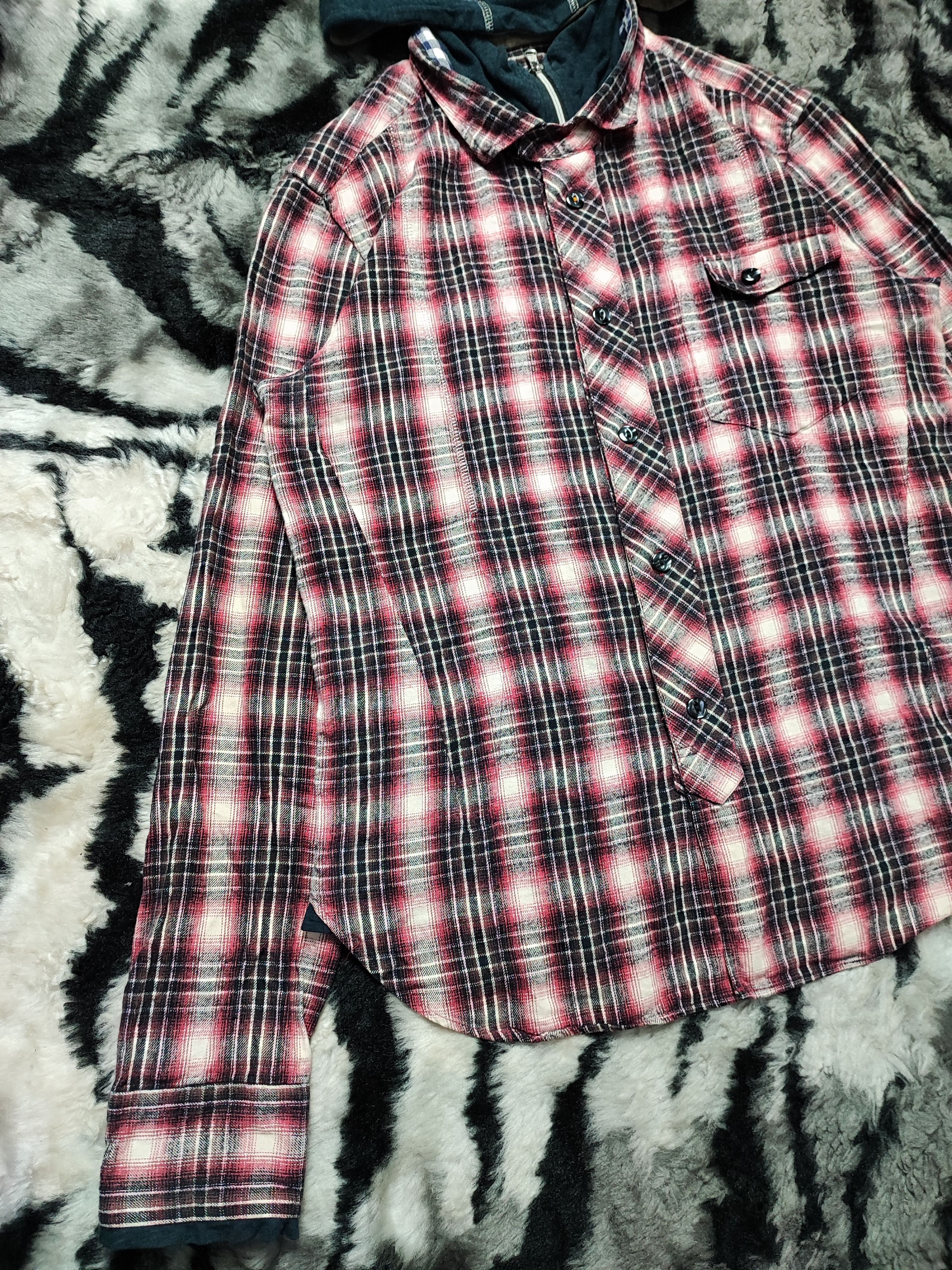 PPFM PPFM Double Layered Flannel Hoodie/Shirt Size US M / EU 48-50 / 2 - 3 Thumbnail