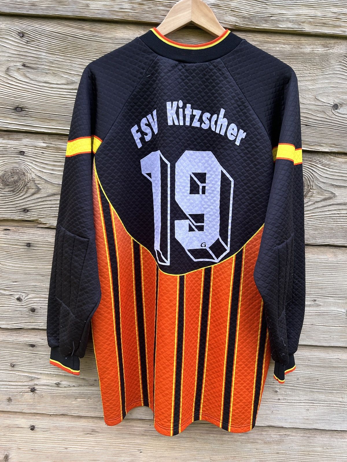 Vintage 90s Vintage Jako FSV Kitzscher #19 GK Soccer Jersey Size US XXL / EU 58 / 5 - 5 Thumbnail