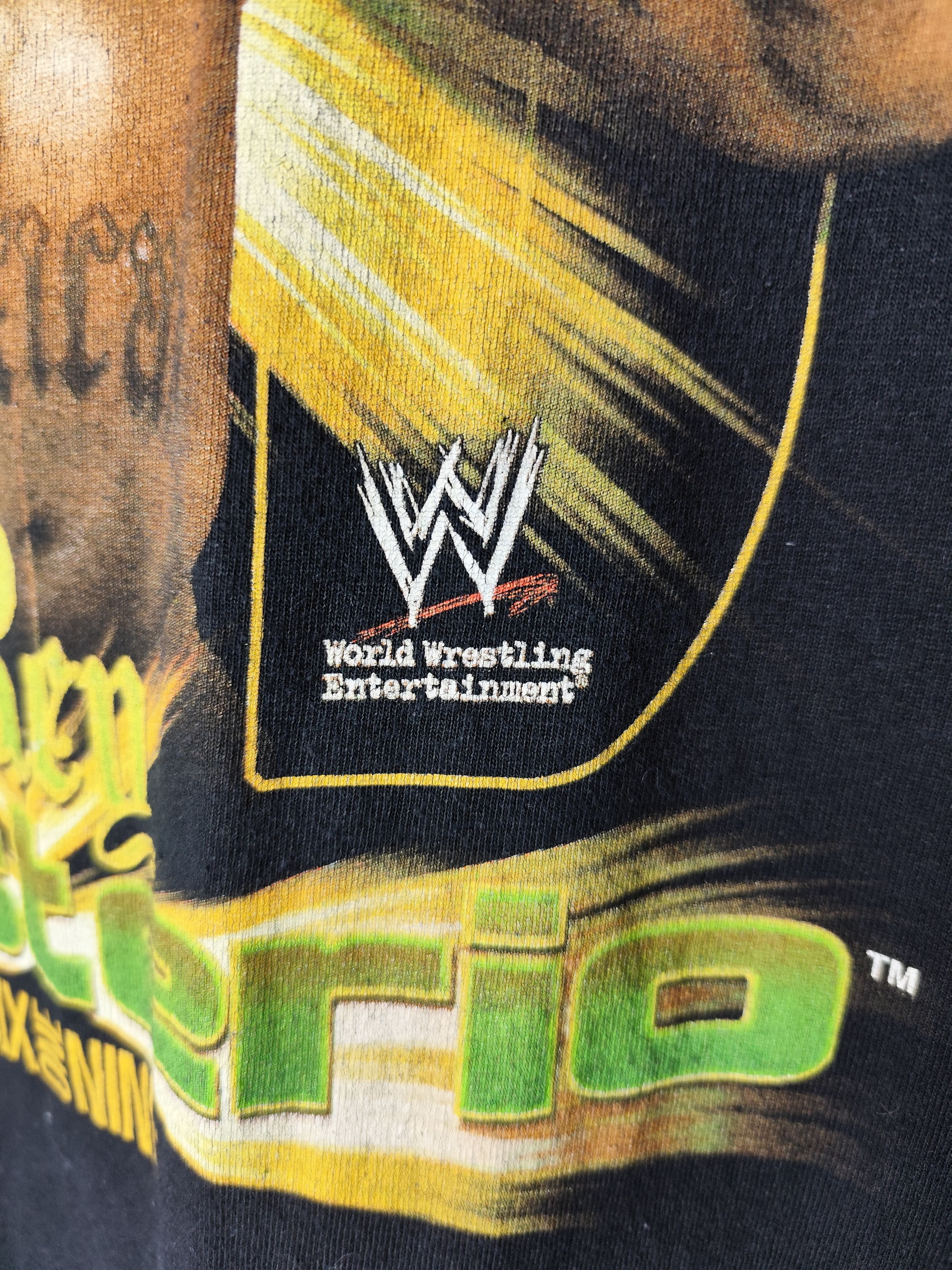 Vintage Y2K WWE Rey Mysterio 619 Wrestling Graphic Tshirt Size US S / EU 44-46 / 1 - 3 Thumbnail