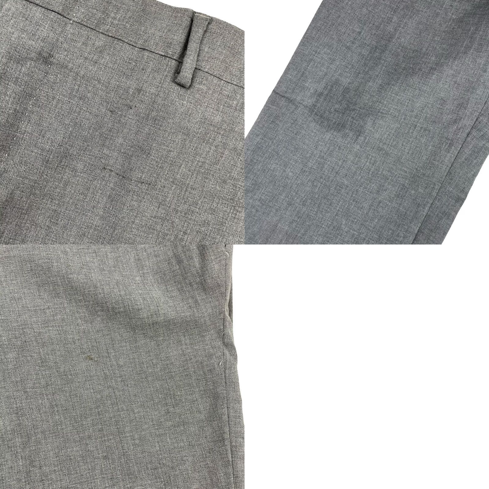 Valentino Valentino Men’s Dress Pants Gray 100% Wool Flat Front 34x30 Italy Mens Straight Pants Size US 34 / EU 50 - 9 Thumbnail