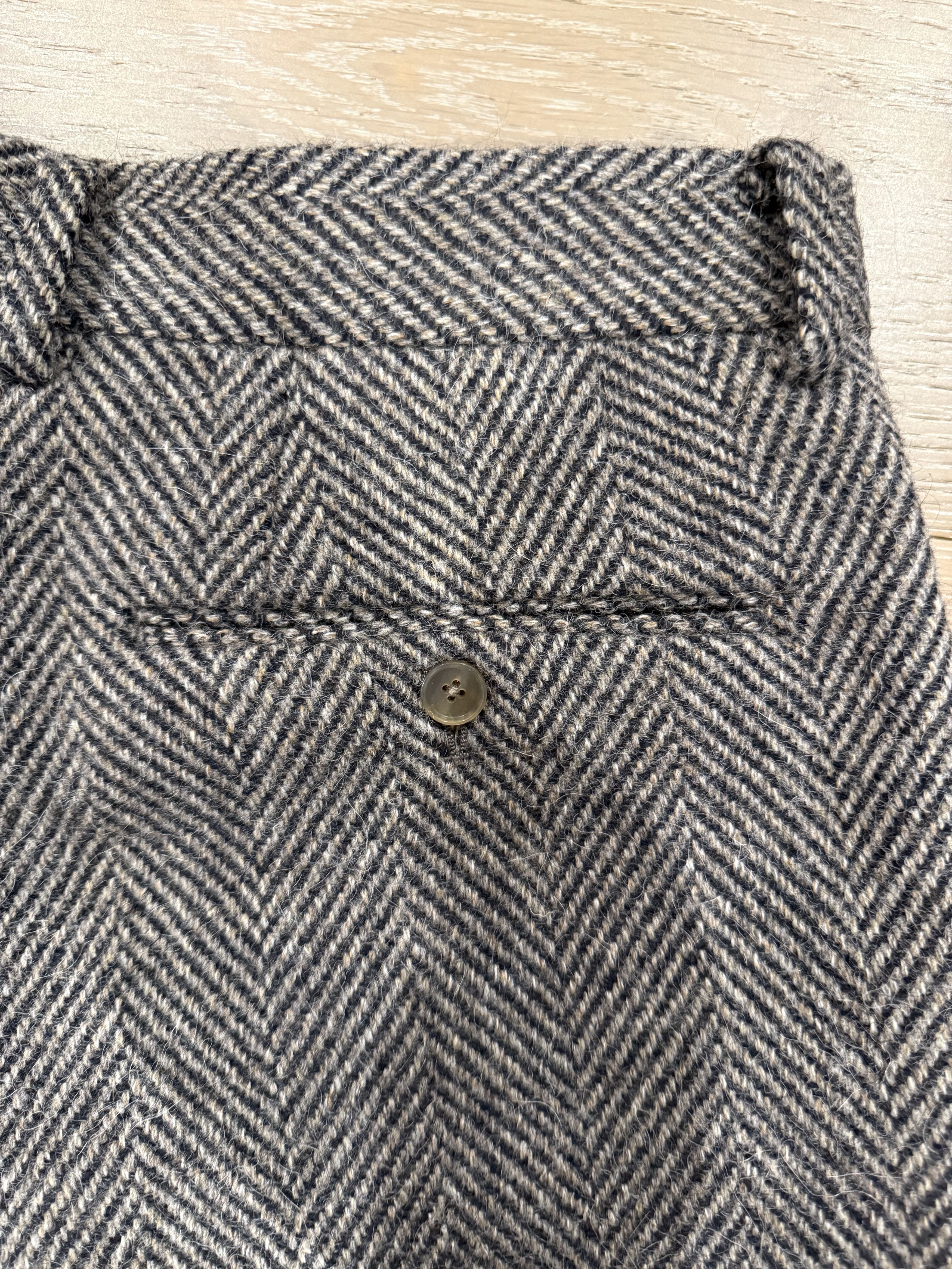 Auralee 💚 Auralee Alpaca Shetland Wool Tweed Slacks NEW Size US 34 / EU 50 - 15 Thumbnail