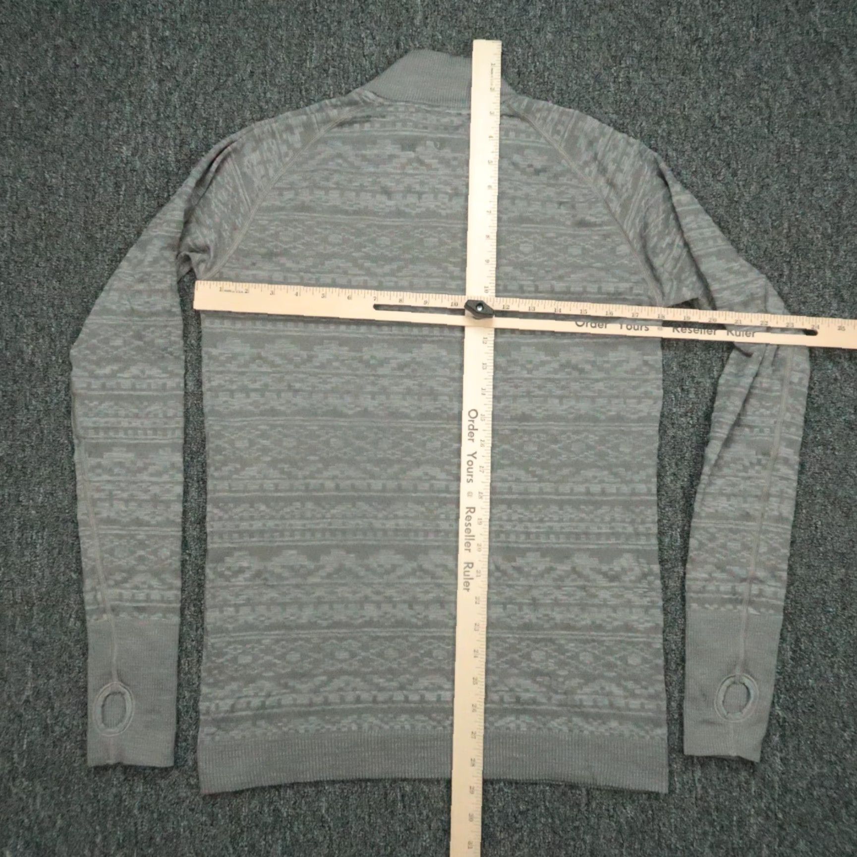 Lululemon VINTAGE not applicable. Title: Lululemon Rest Less Pullover Women's Casual Shirt 1/4 Zip Gray Medium Sweatshirt Activewear Women Size M / US 6-8 / IT 42-44 - 6 Thumbnail