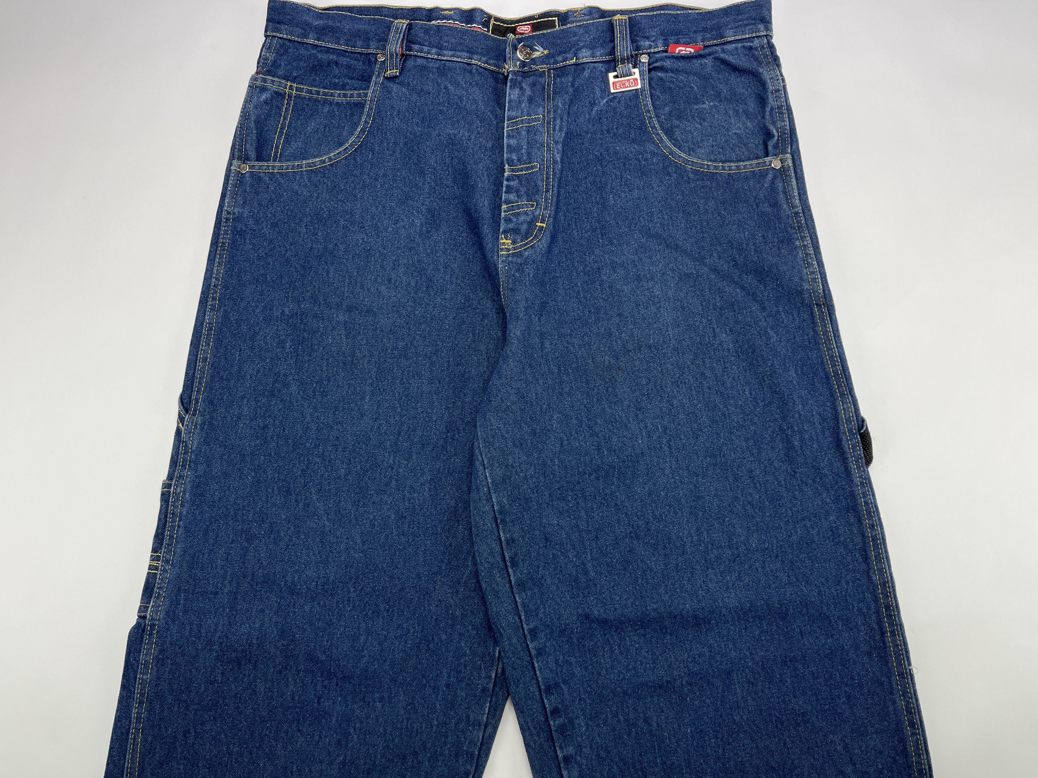 Ecko Unltd. Ecko Unltd jeans, baggy, vintage 90s hip hop skater Y2K W 36 Size US 36 / EU 52 - 8 Thumbnail