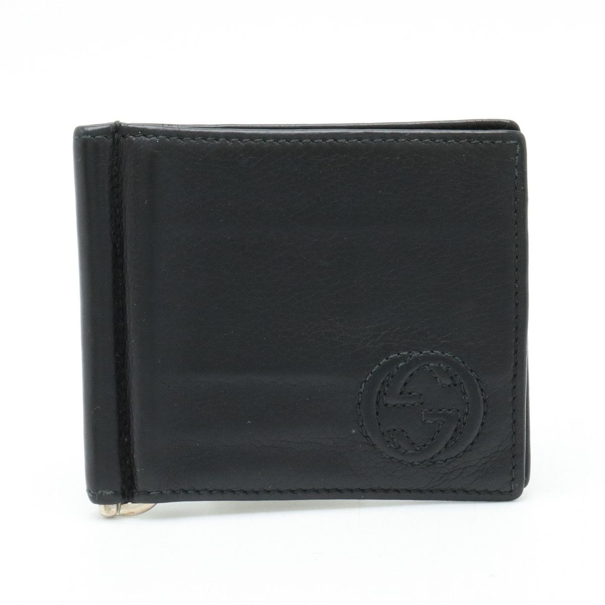 Gucci Gucci Gucci Leather Interlocking G Bifold Wallet 322119 Leather Short Wallet 322119 in Good Condition Size ONE SIZE - 1 Thumbnail