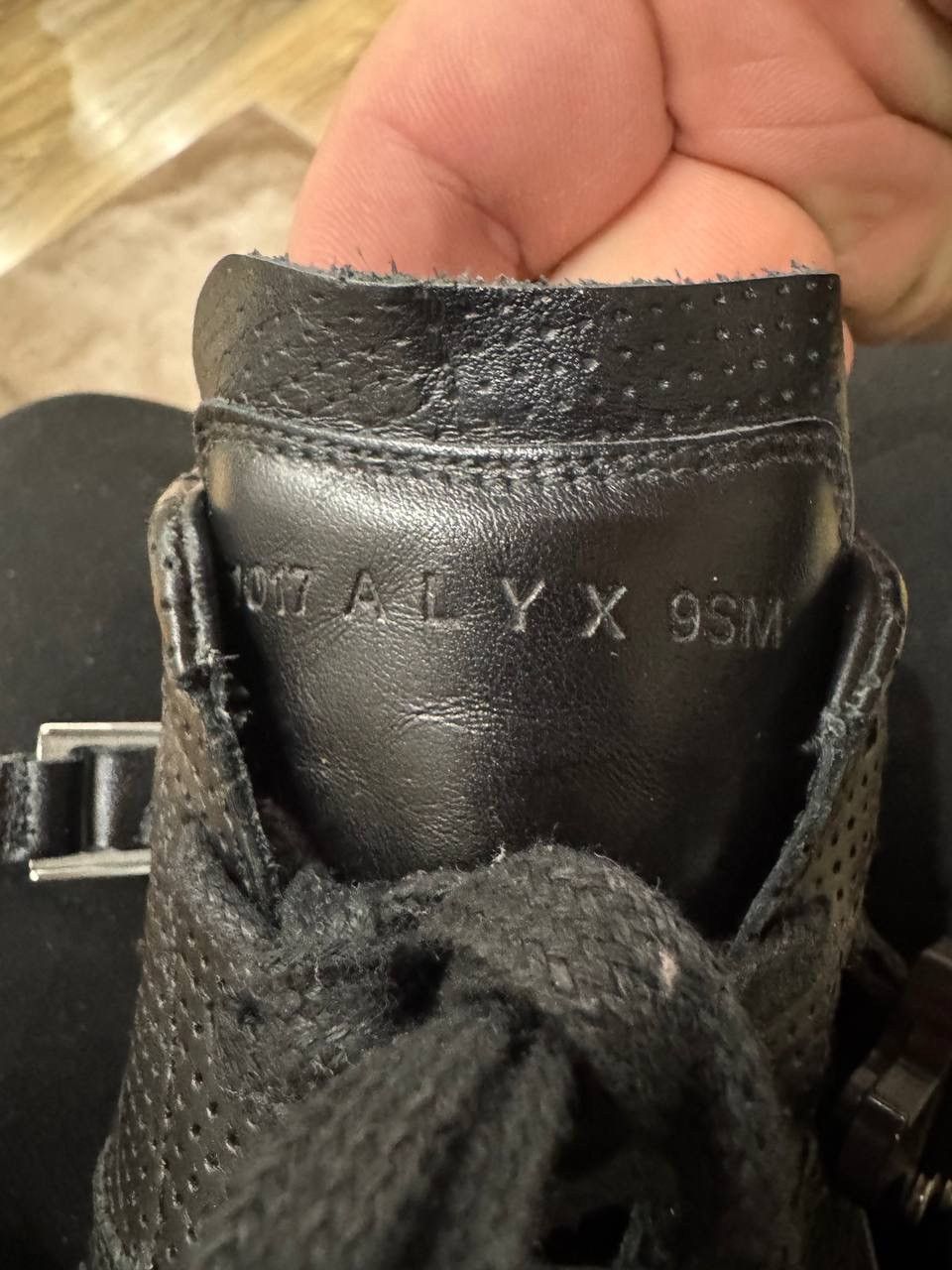 1017 ALYX 9SM 1017 ALYX 9SM Black Leather Buckle Sneakers Size US 8.5 / EU 41-42 - 19 Thumbnail