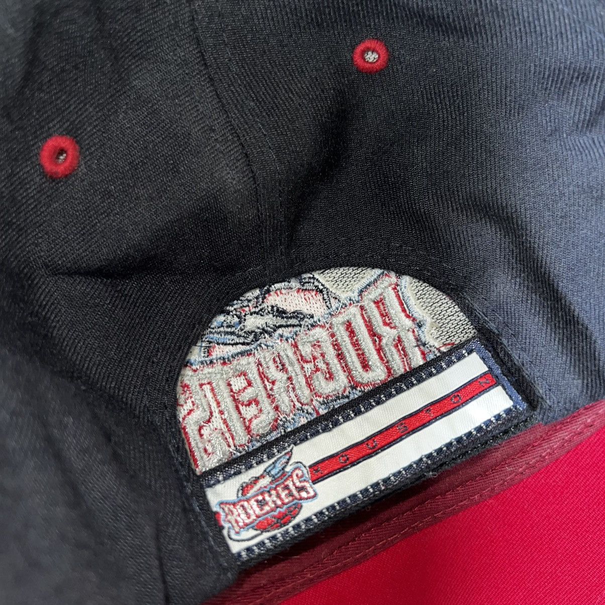 NBA VINTAGE 90s NBA HOUSTON ROCKETS WOOL ACRYLIC BLEND LOGO HAT Size ONE SIZE - 5 Thumbnail