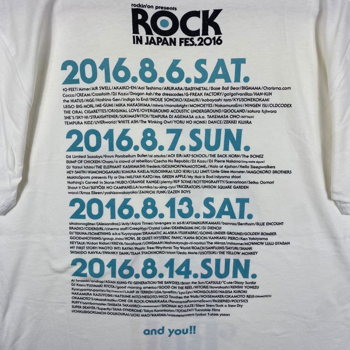 Japanese Brand Japanese Brand ROCKIN'ON Mickey Mouse Rock And Roll Tee Size US L / EU 52-54 / 3 - 6 Thumbnail