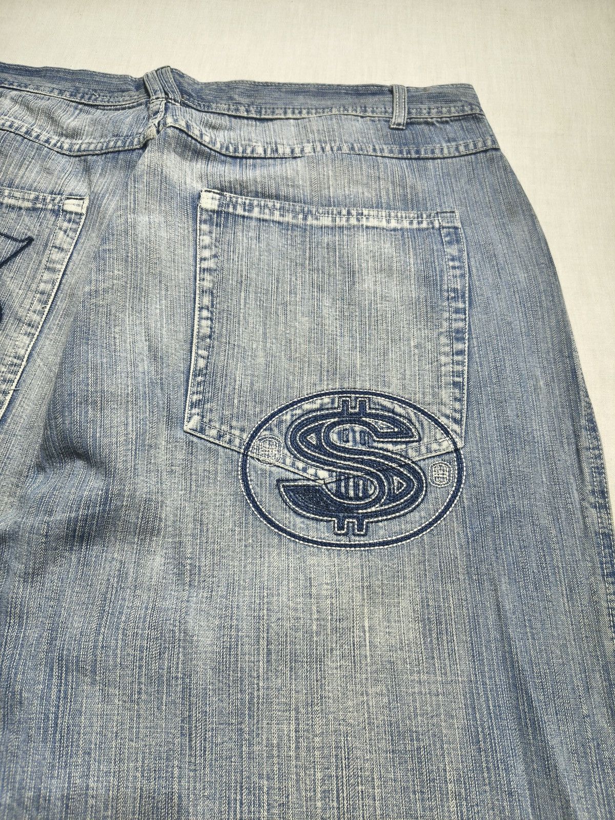 Southpole Dollar sign aop Y2K hip hop jeans💰💲(037) Size US 40 / EU 56 - 6 Thumbnail