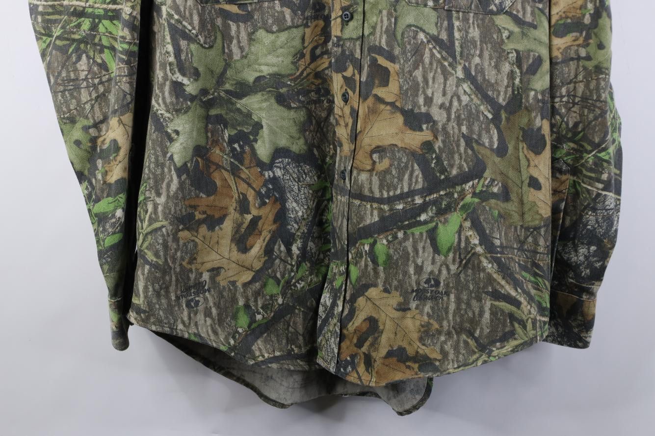Vintage Vintage Streetwear Mossy Oak Camouflage Button Down Shirt Size US XL / EU 56 / 4 - 3 Thumbnail