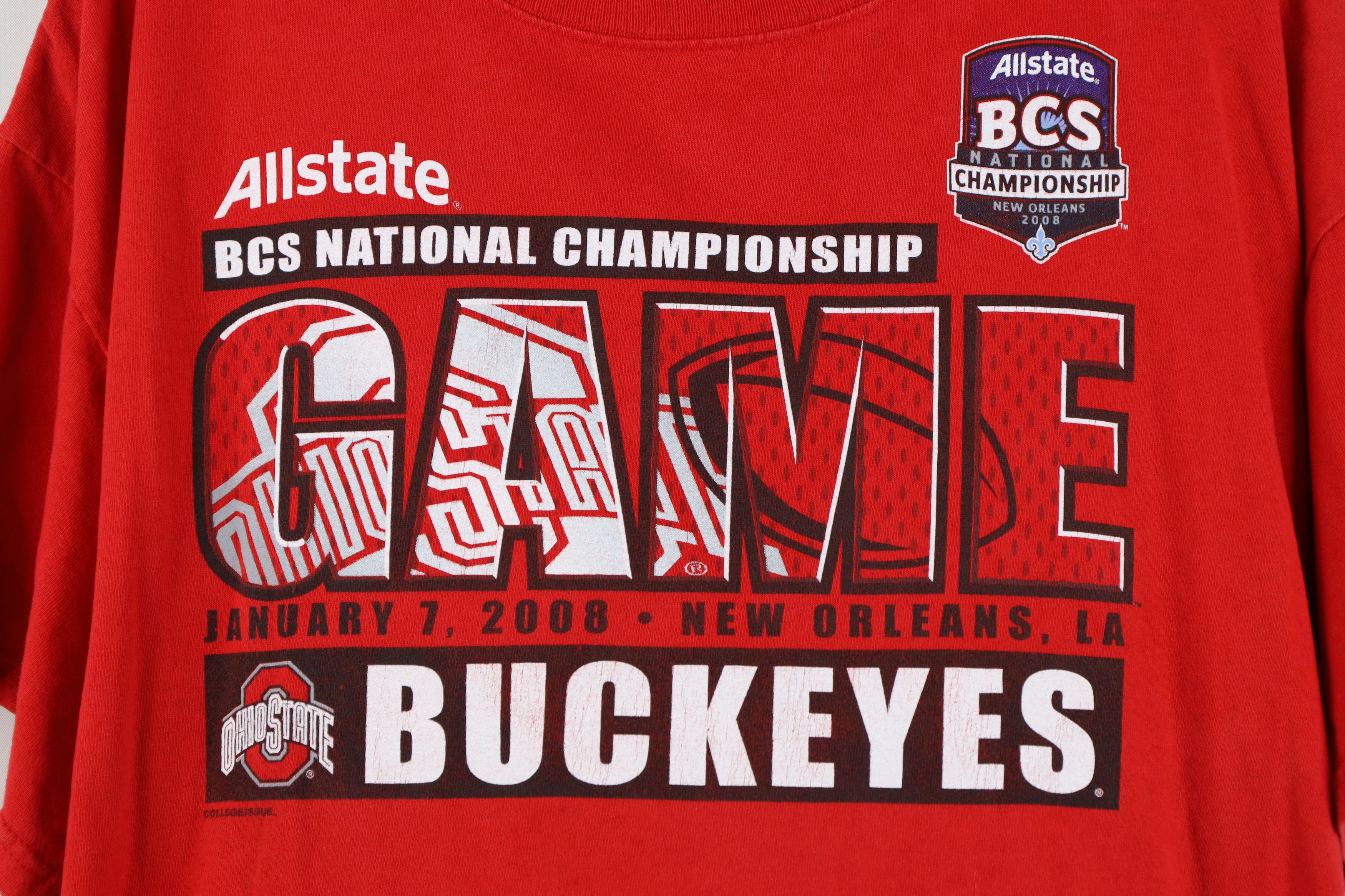 Vintage Vintage Championship Ohio State University Football T-Shirt Size US L / EU 52-54 / 3 - 4 Thumbnail