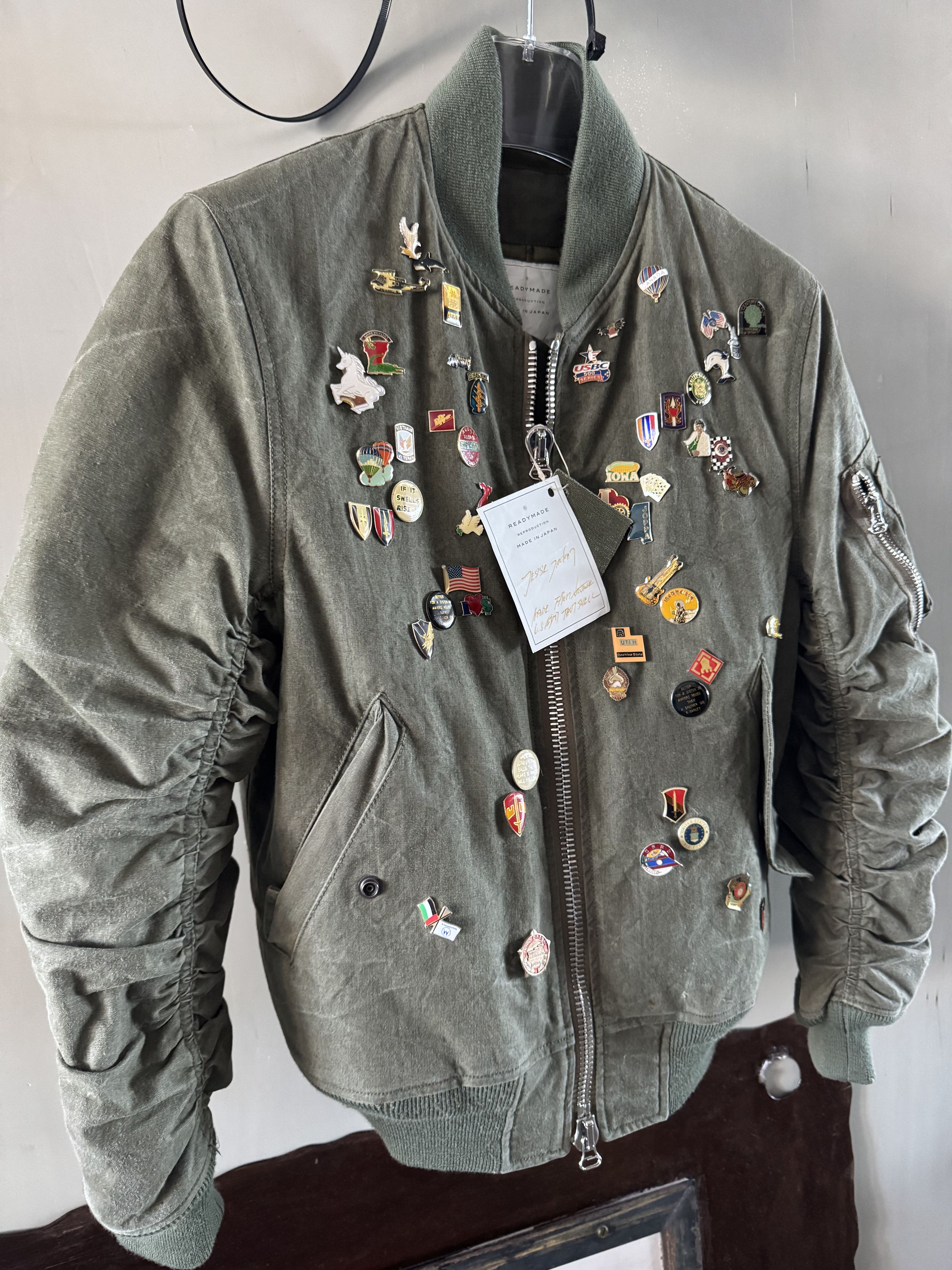 READYMADE JUBILEE PIN JESSE BOMBER JACKET BY RM Size US M / EU 48-50 / 2 - 4 Thumbnail