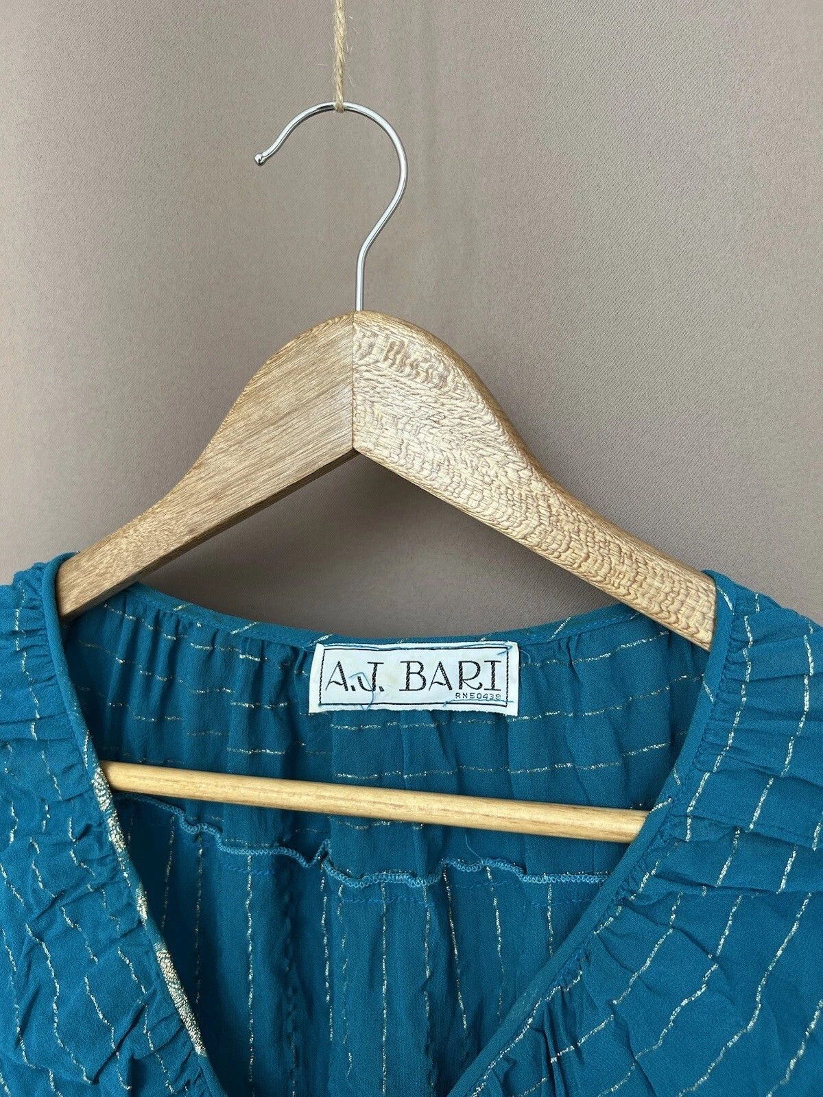 Other A.J. Bari Maxi Dress 70’s 80’s Vintage Womens Size S/M Size S / US 4 / IT 40 - 12 Thumbnail