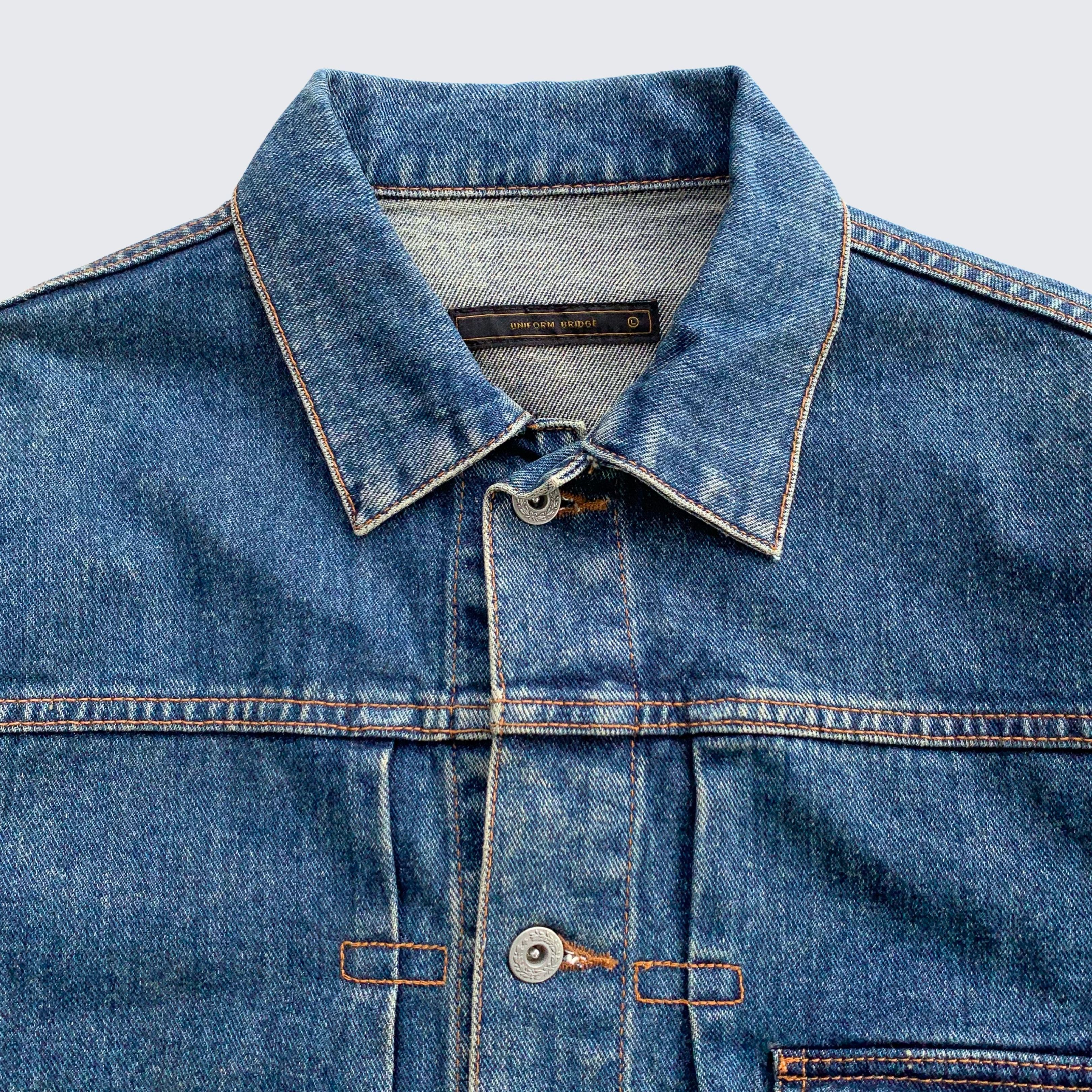 Uniform Bridge Uniform Bridge Seoul Type I Denim Jacket Size US L / EU 52-54 / 3 - 2 Thumbnail