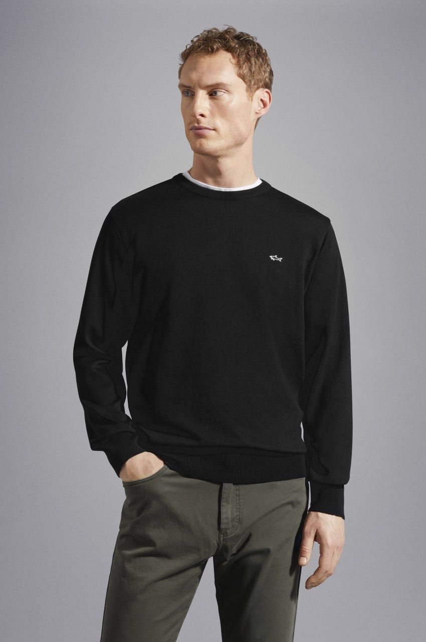 Paul & Shark Paul & Shark Yachting Design wool black logo knit sweater Size US M / EU 48-50 / 2 - 3 Thumbnail