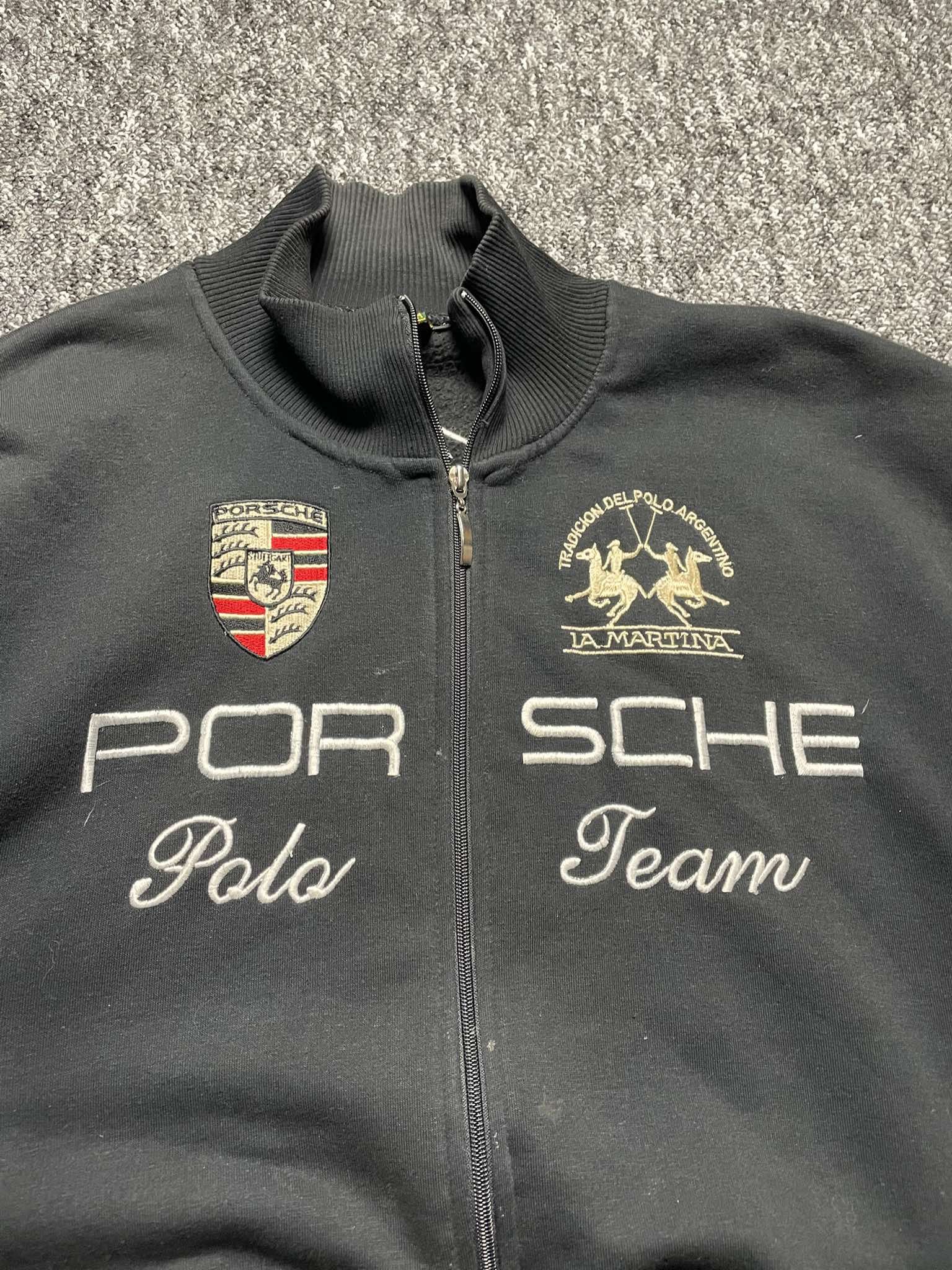 Vintage Vintage Sweatshirt tracksuit zip-up Porsche avant garde Size US XXL / EU 58 / 5 - 3 Thumbnail