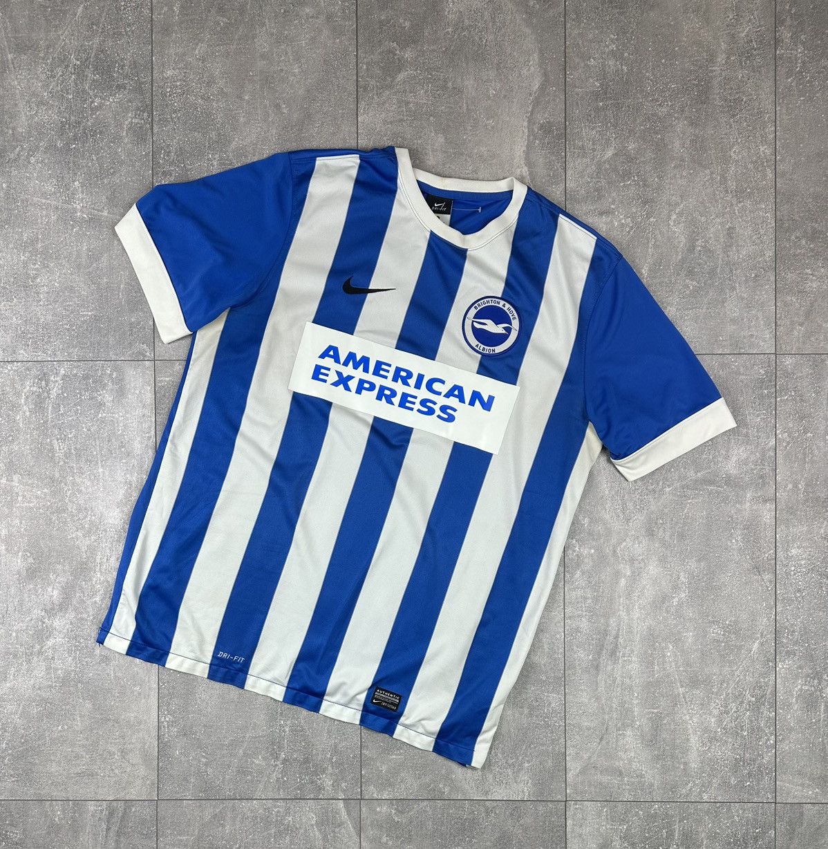 Nike Nike Brighton & Hove Albion Home 2014/16 Soccer Jersey Size US XL / EU 56 / 4 - 1 Thumbnail