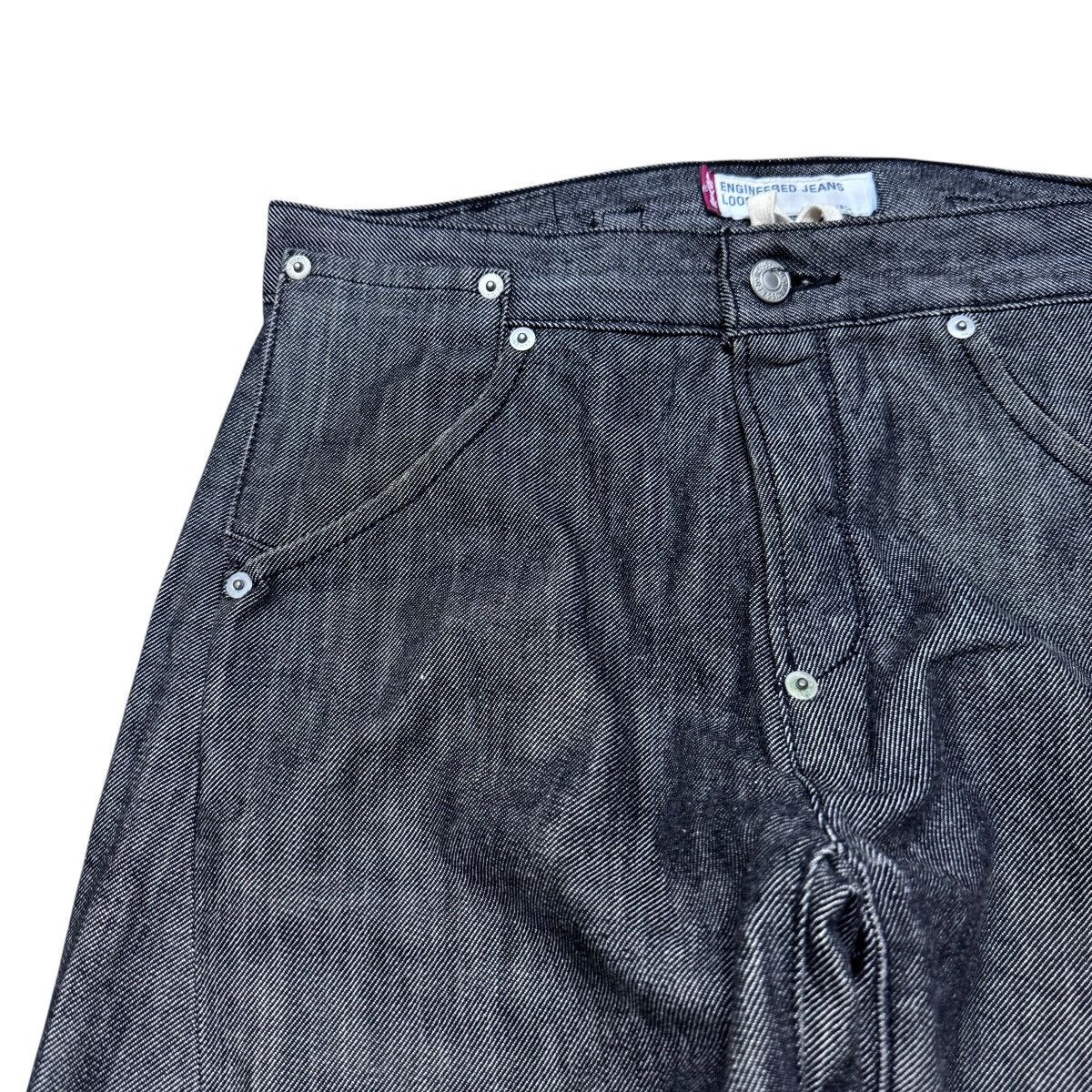 Levi's Vintage Levis Engineered Black Denim Jeans Twisted cut Size US 29 - 4 Thumbnail