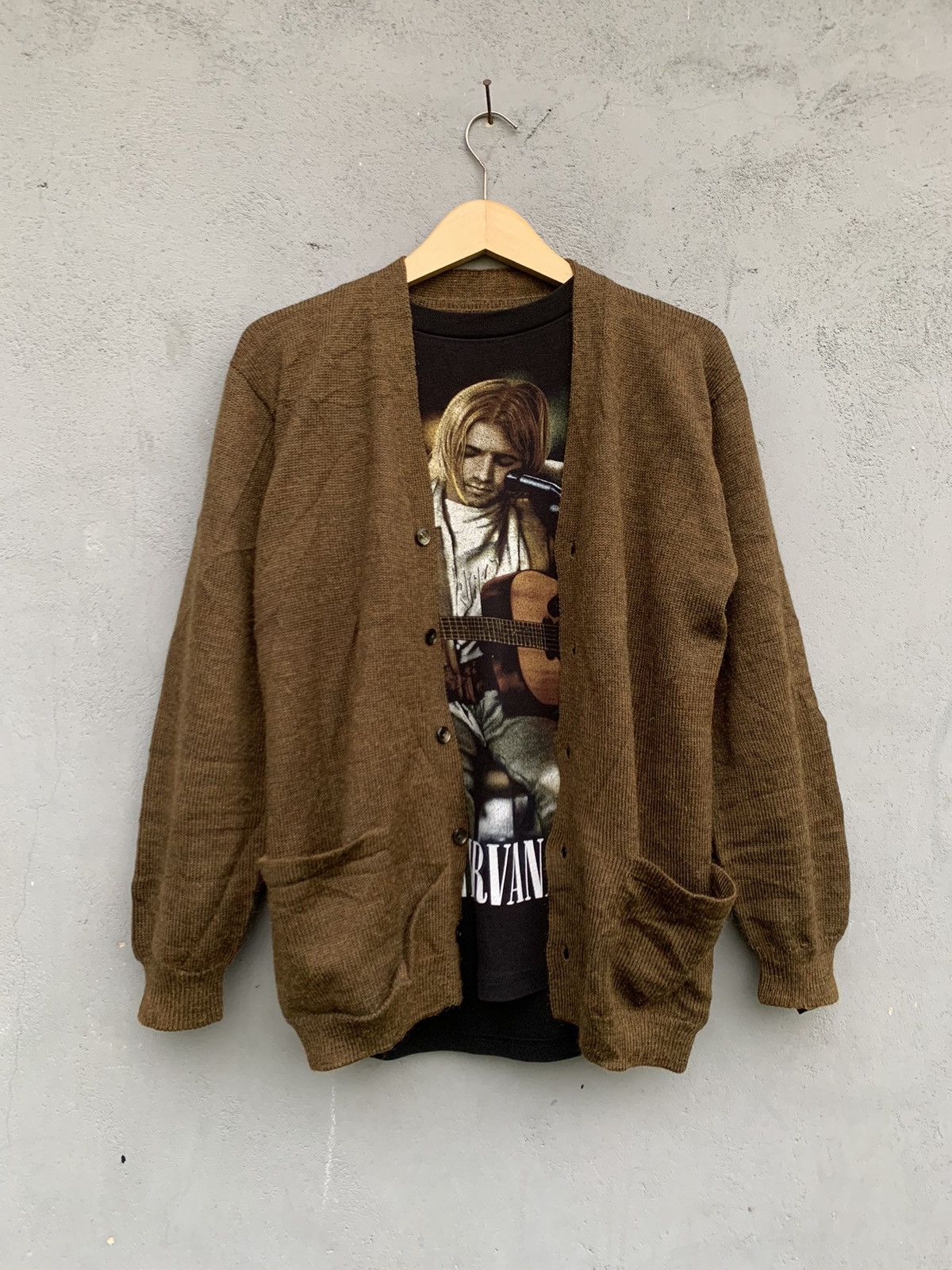 Kurt cobain cardigan brand store