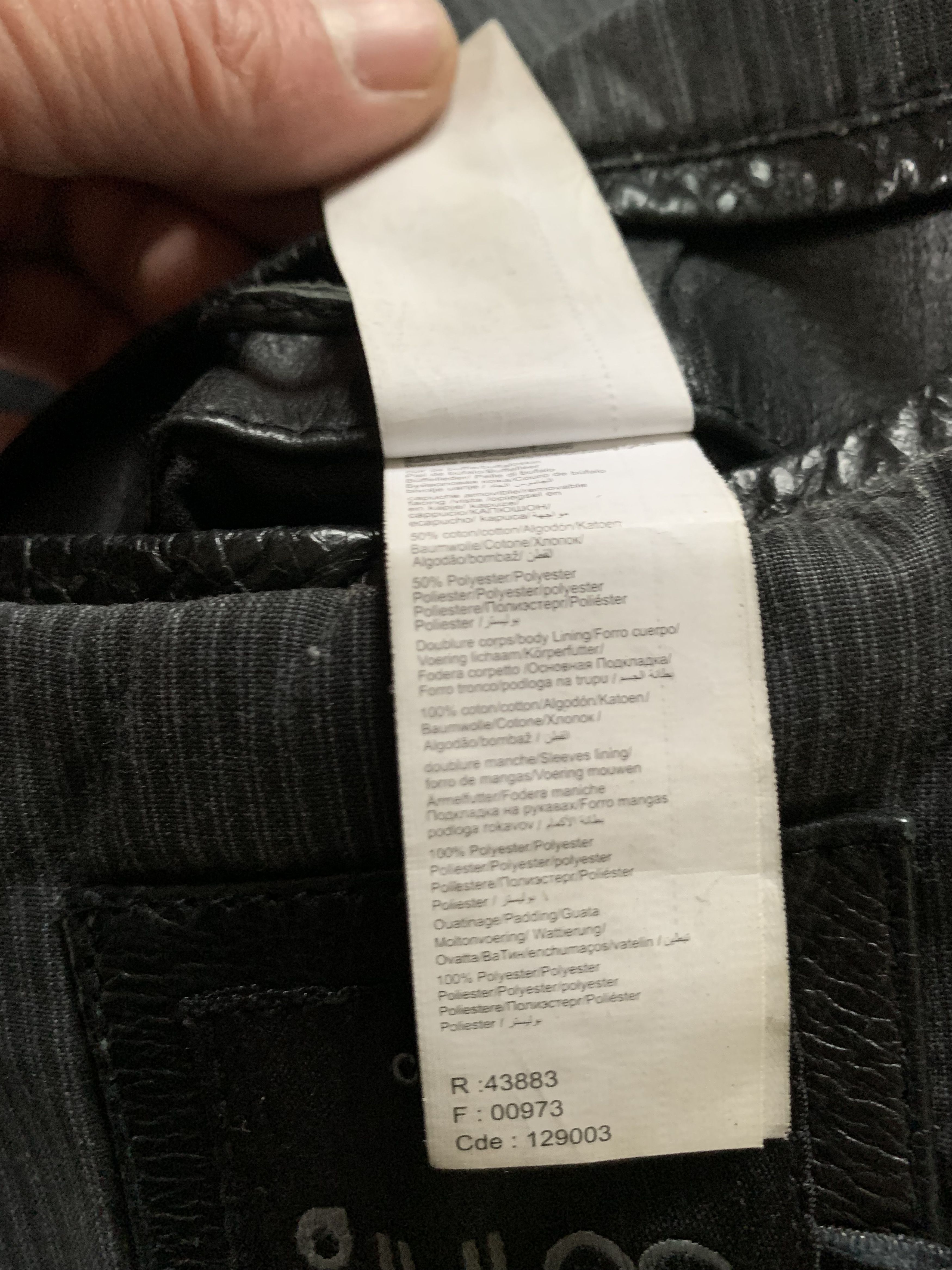 Other Jules Black Buffalos Skin Leather Multi Pocket Jacket Size US L / EU 52-54 / 3 - 9 Thumbnail