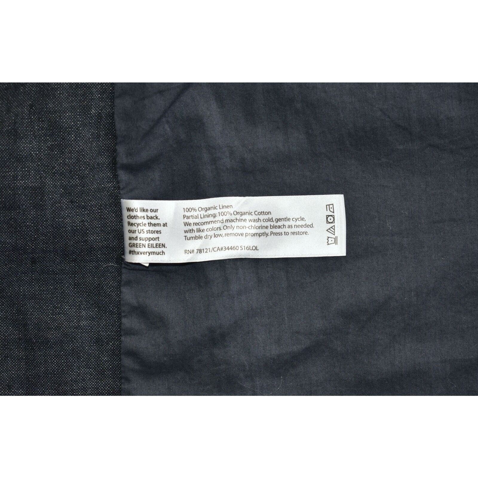 Eileen Fisher EILEEN FISHER Org Linen Delave Notch Collar Jacket XS $348 Size XS / US 0-2 / IT 36-38 - 4 Thumbnail