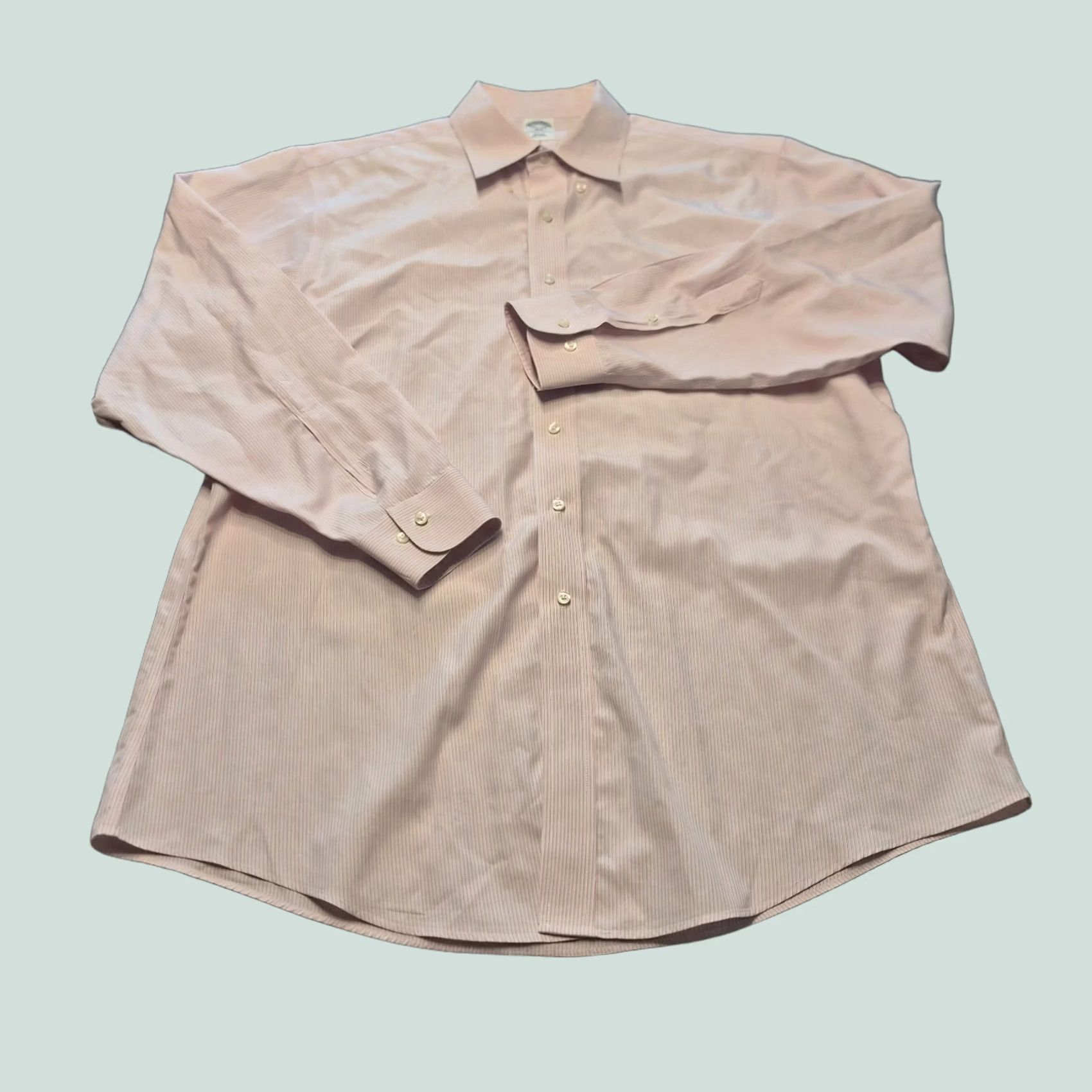 Brooks Brothers Brooks Brothers Shirt Mens Slim Fit Non Iron Striped Button Down Size 17.5 G258 Size US XXL / EU 58 / 5 - 1 Thumbnail