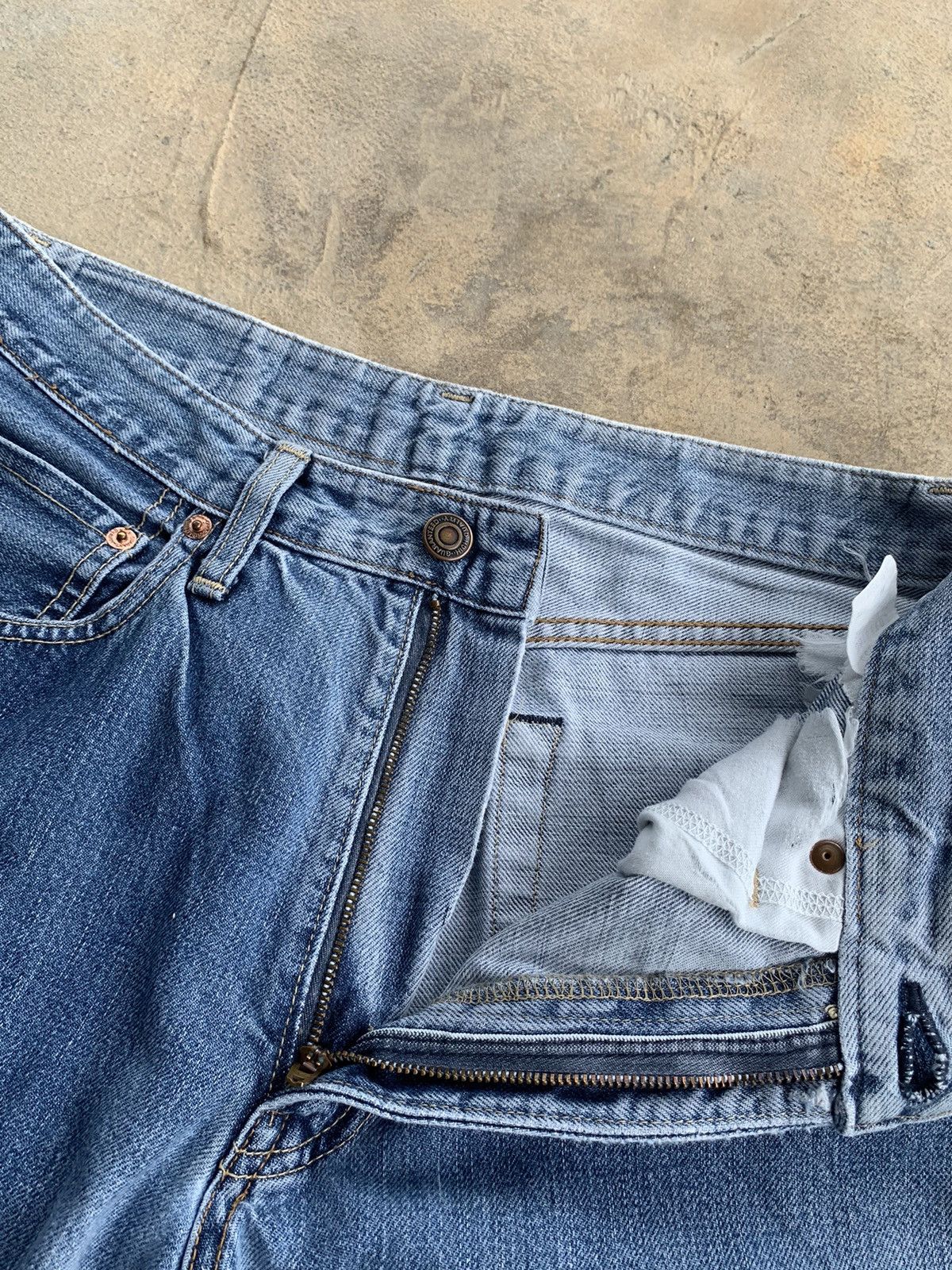 Japanese Brand × Vintage GO GETTER SELVEDGE DISTRESSED DENIM Size US 31 - 6 Thumbnail
