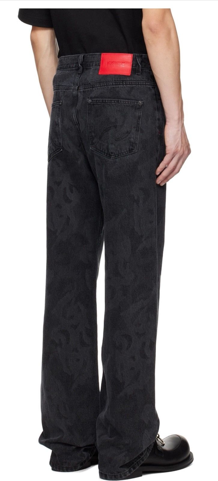 Kusikohc Kusikohc Jean logo washed Size US 31 - 2 Thumbnail