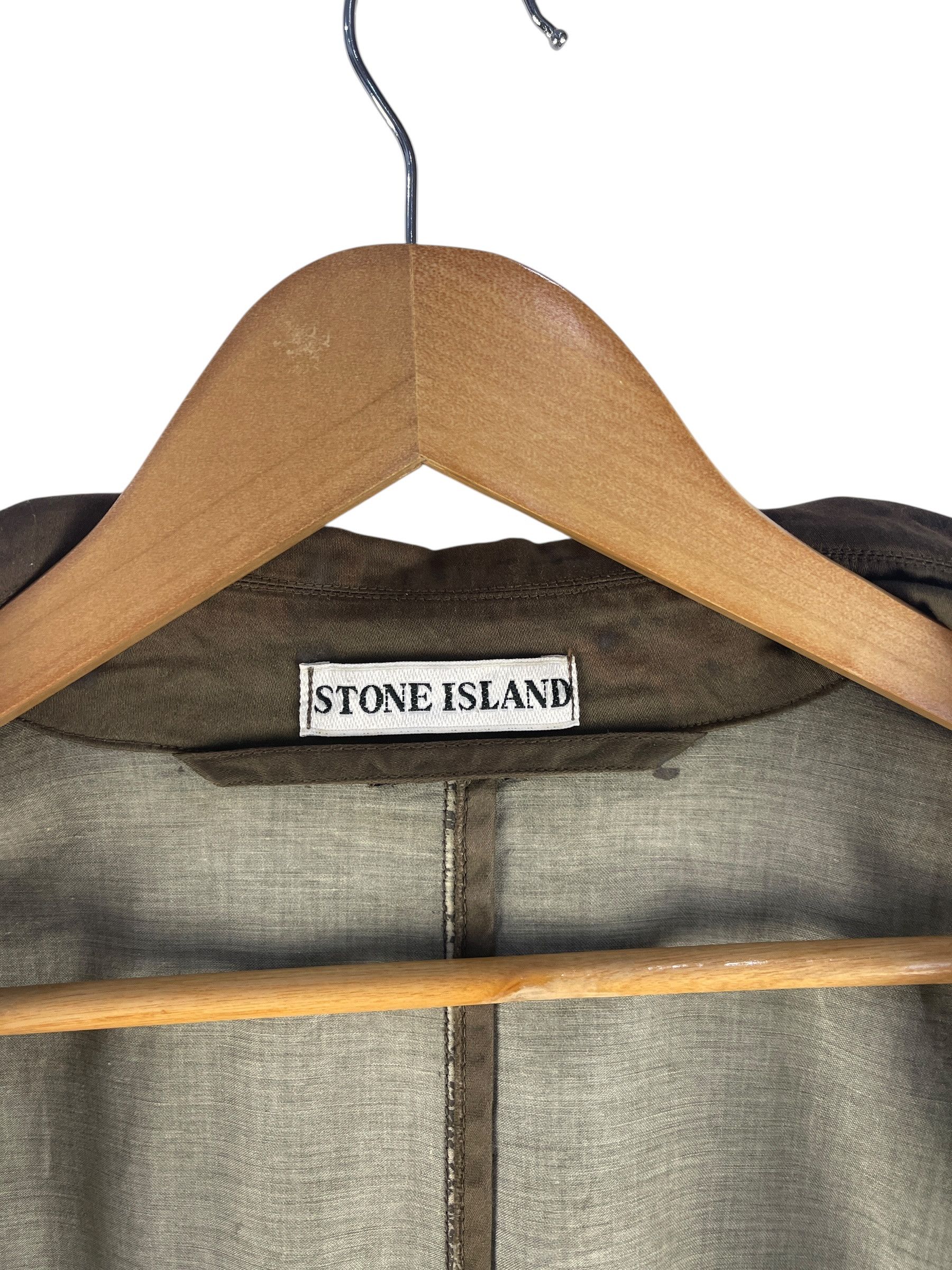 Stone Island Vintage Stone Island Raso Gommato Jacket – Made in Italy Size L / US 10 / IT 46 - 22 Thumbnail