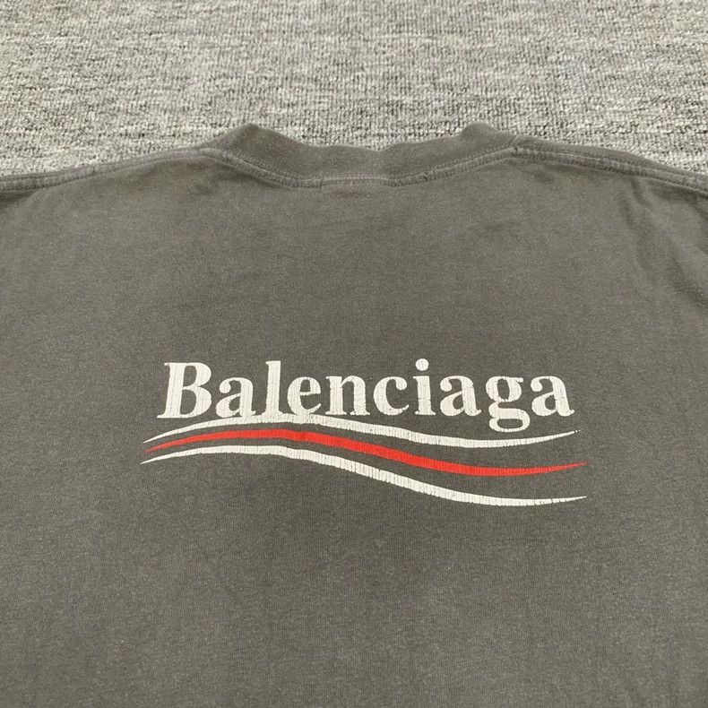 Balenciaga Balenciaga Grey wash damage done old coke short sleeves Size US S / EU 44-46 / 1 - 9 Thumbnail