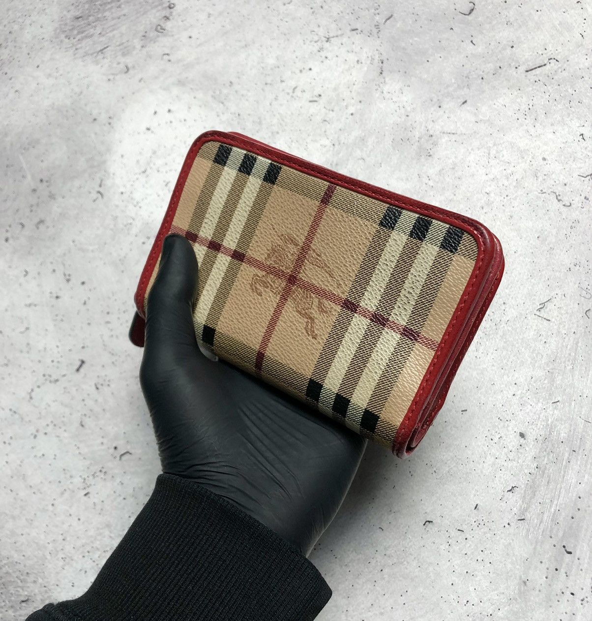 Burberry Vintage Burberry Nova Check Canvas Purse Wallet Size ONE SIZE - 6 Thumbnail