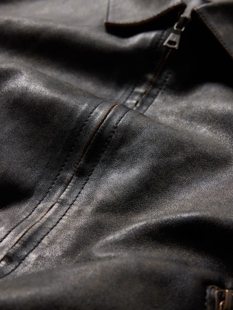 John Varvatos Sorcha Leather Jacket EU 50 USA 40 Size US M / EU 48-50 / 2 - 6 Thumbnail