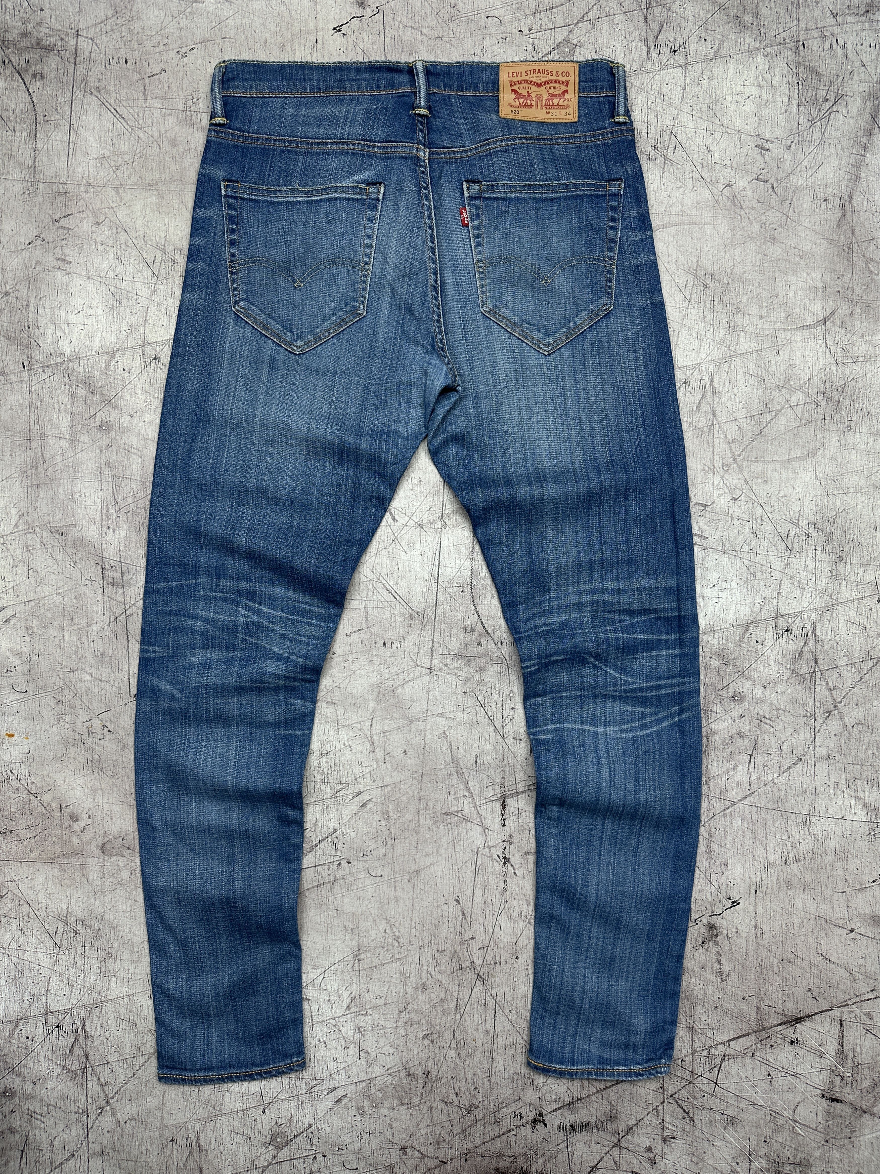 Levi's Levi's 520 Mens Denim Pants Jeans Size 31 x 34 Size US 31 - 1 Thumbnail