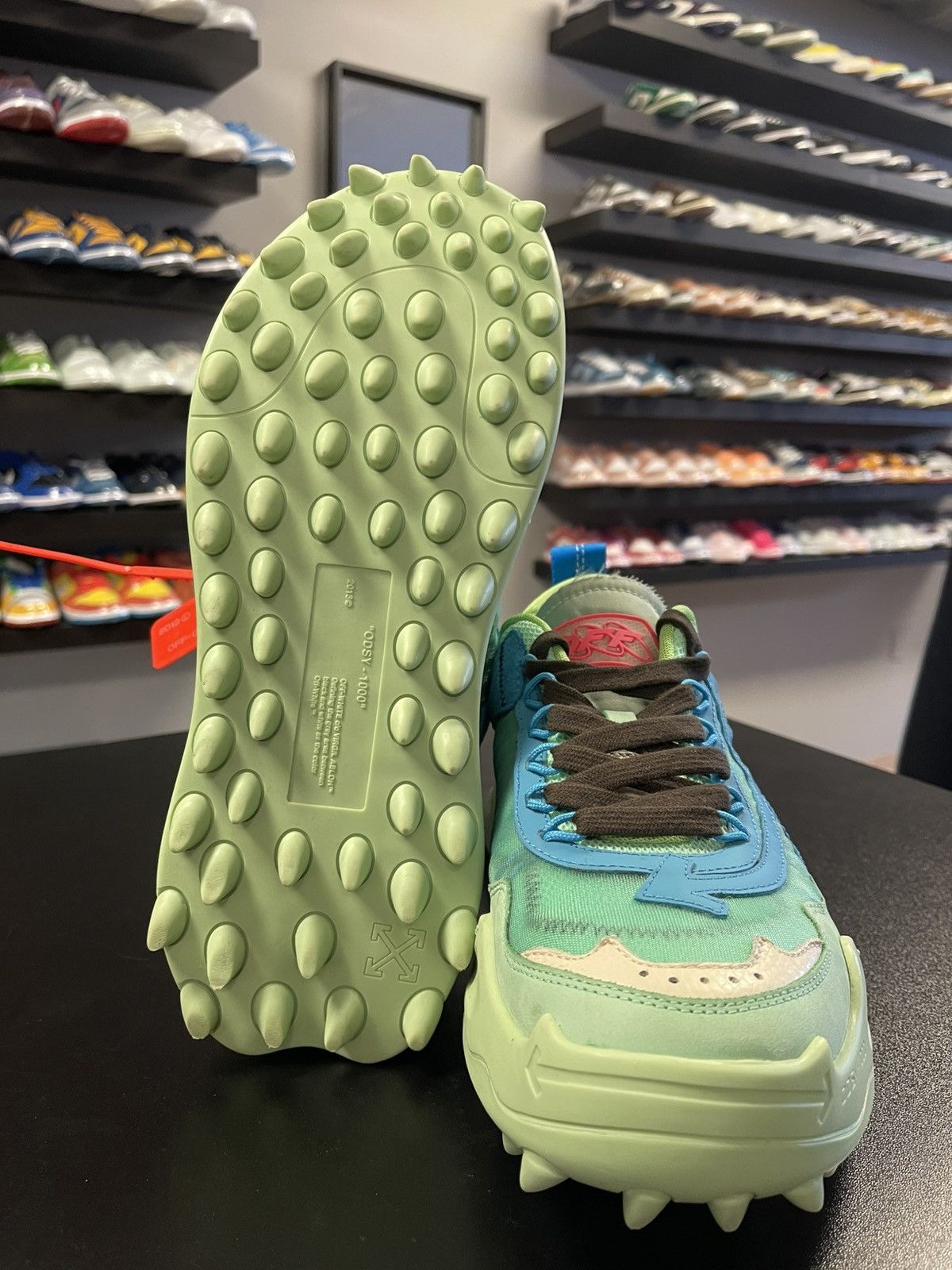 Off-White Size 9/42EU - Off White Odsy 1000 Sneakers Virgil Green Size US 9 / EU 42 - 13 Thumbnail