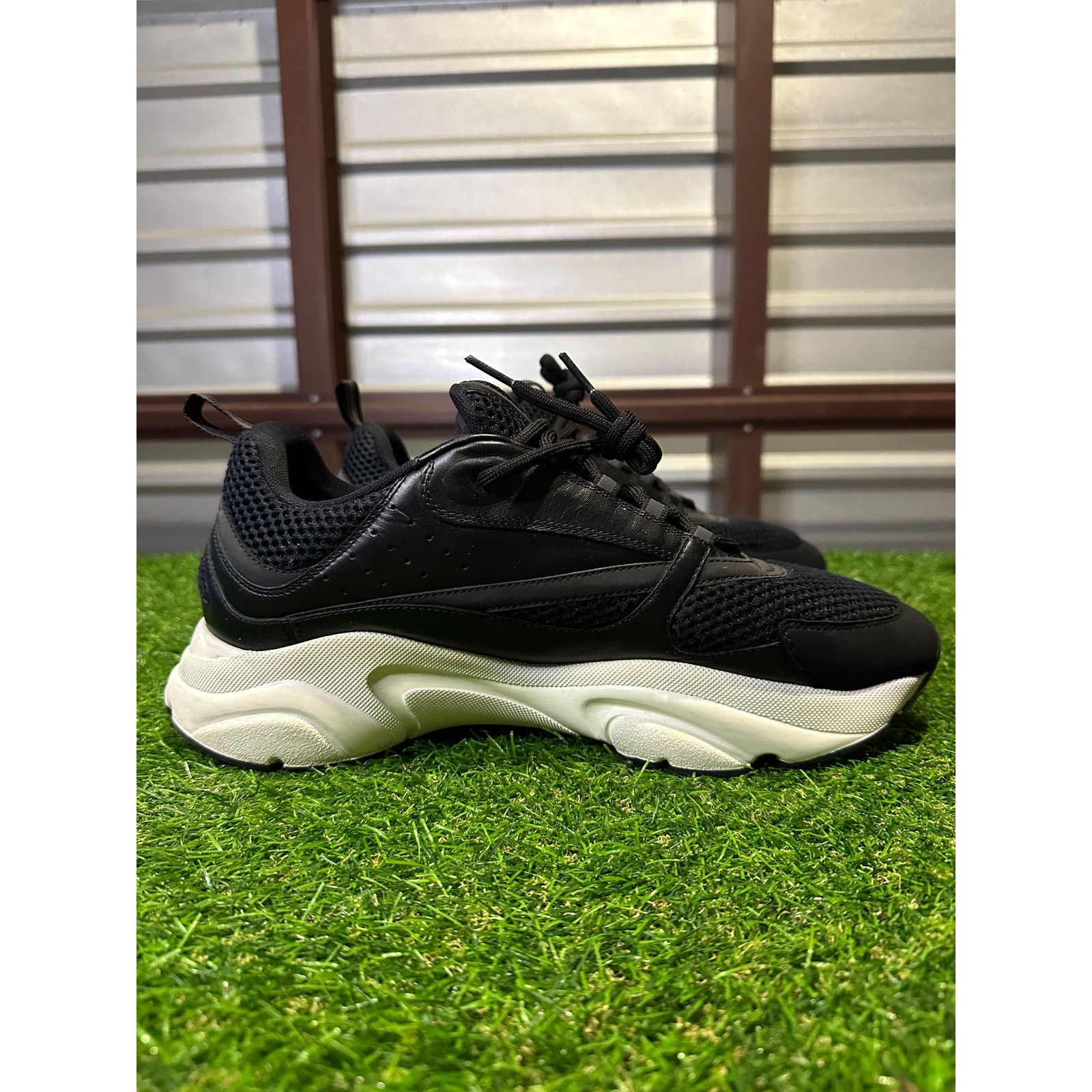 Dior Size 12 - Dior B22 Black/White Sneakers Size US 12 / EU 45 - 3 Thumbnail