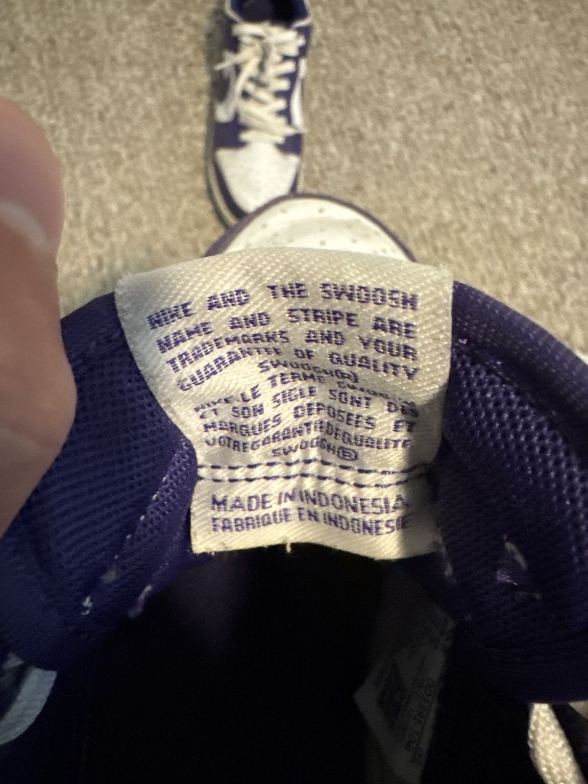 Nike Nike dunk low court purple Size US 10 / EU 43 - 6 Thumbnail