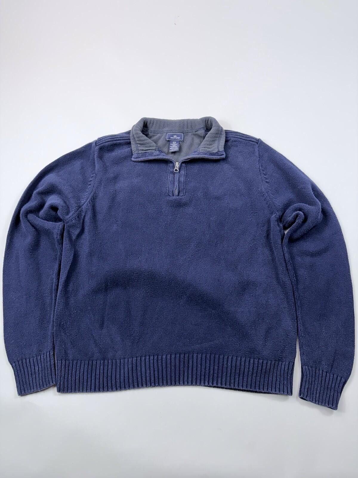 Dockers Dockers navy blue cotton quarter-zip sweater Size M Size US M / EU 48-50 / 2 - 1 Thumbnail