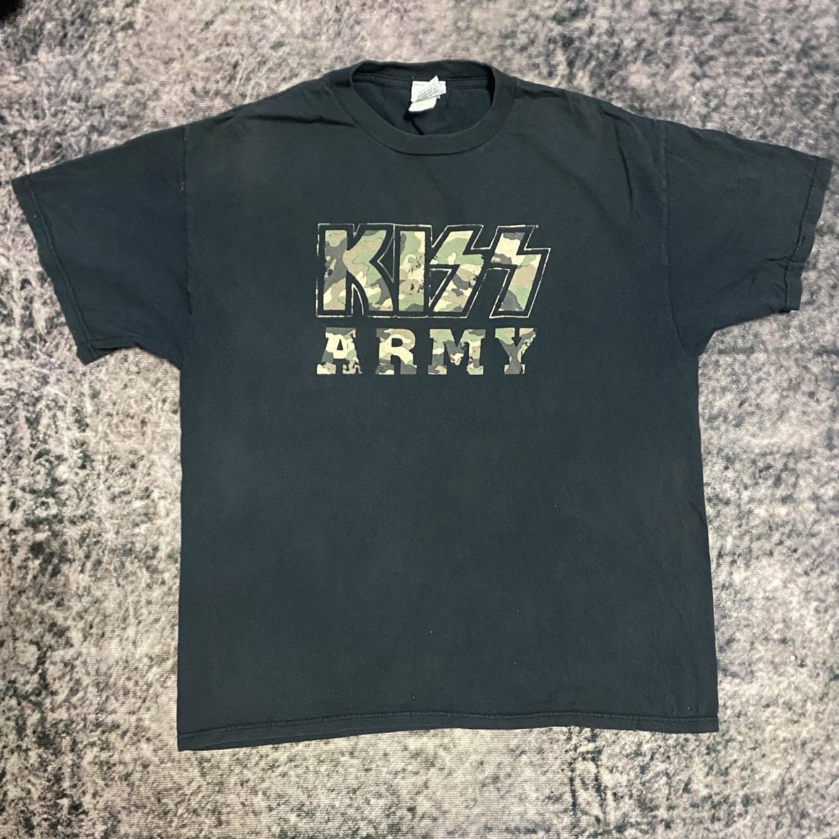 Band Tees × KISS × Vintage Kiss Army Vintage T-Shirt Size US L / EU 52-54 / 3 - 1 Thumbnail