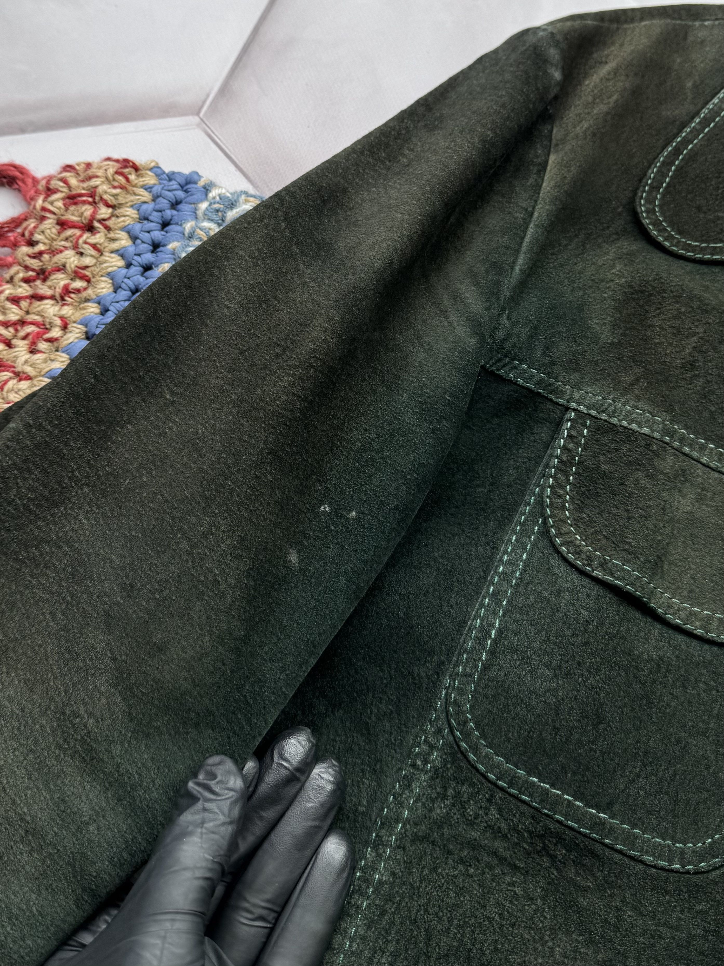 Genuine Leather Vintage Suede Leather Jacket Size US S / EU 44-46 / 1 - 6 Thumbnail