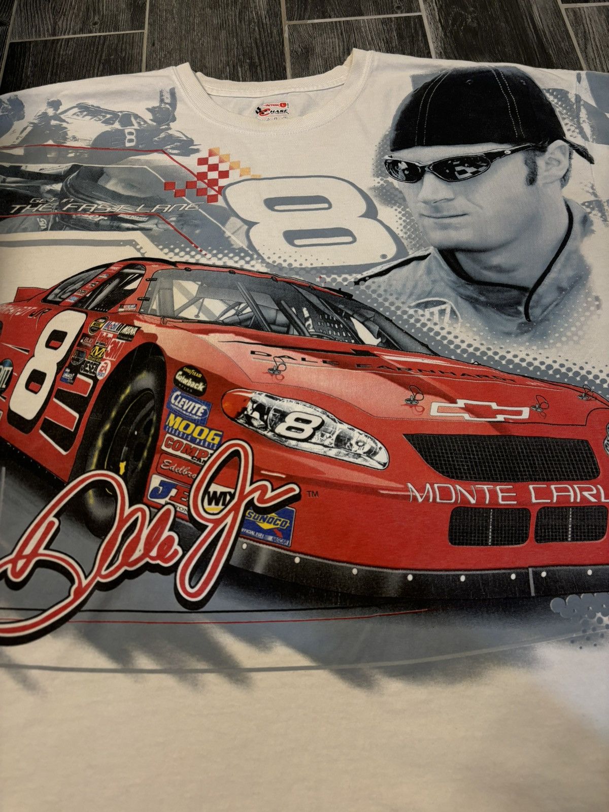 Chase Authentics × Vintage Dale Earnhardt Jr Vintage Tee Size US L / EU 52-54 / 3 - 2 Thumbnail