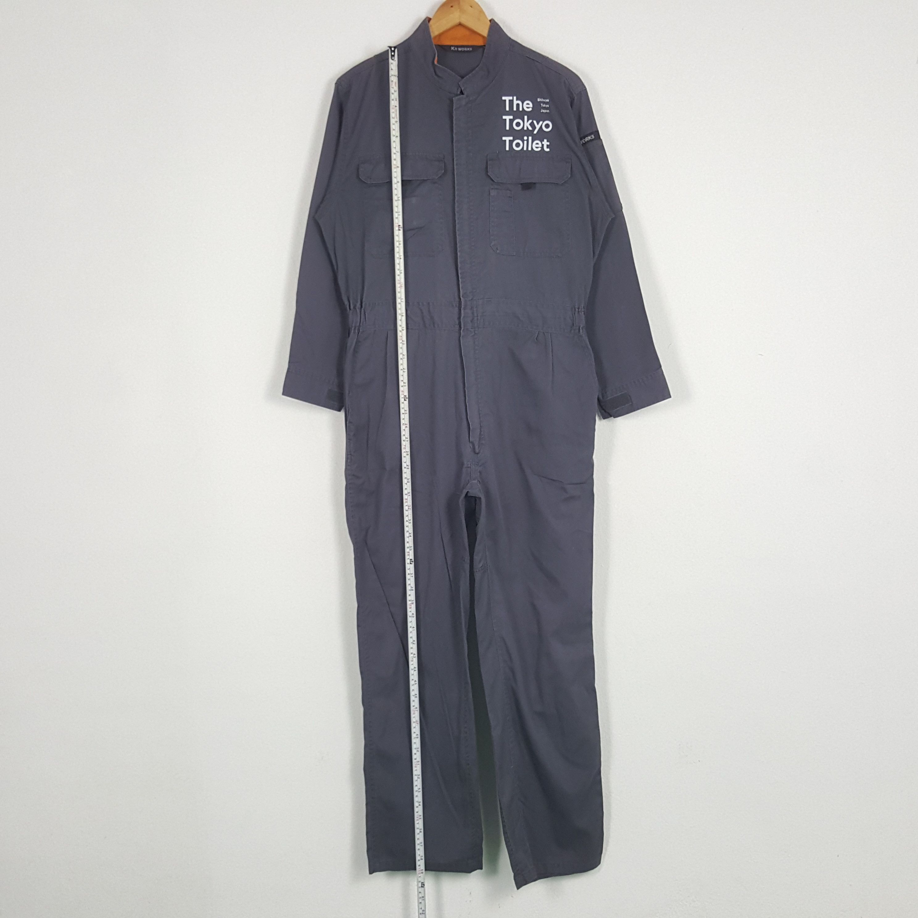 Japanese Brand × Vintage Vintage The Tokyo Toilet Japanese Brand Coverall Jacket Size US M / EU 48-50 / 2 - 7 Thumbnail