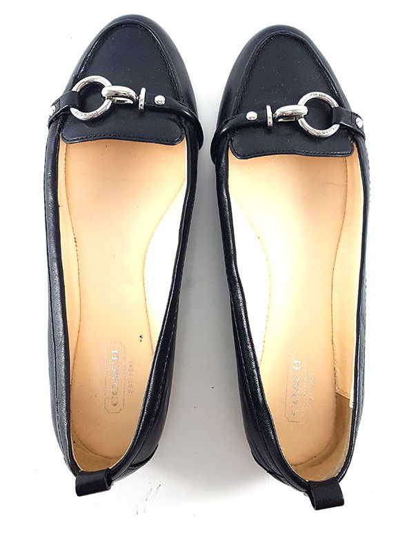 Coach Coach Haze Black Leather Ballet Flats US 7.5 EU 38.5 Size US 7.5 / IT 37.5 - 7 Thumbnail