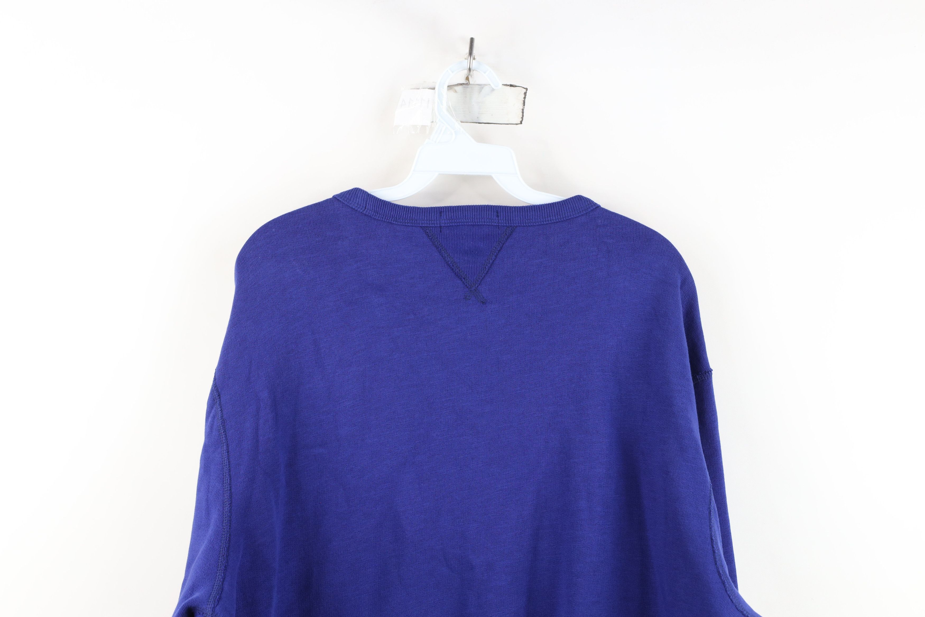Ralph Lauren Vintage Ralph Lauren Academy Crest Crewneck Sweatshirt Blue Size US XL / EU 56 / 4 - 15 Thumbnail