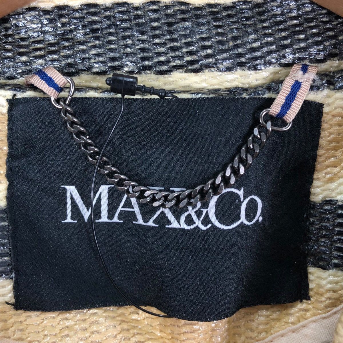 Max Mara MAX MARA MAX & Co Made In Italy Snakeskin Stripe Coat Jacket Size S / US 4 / IT 40 - 5 Thumbnail