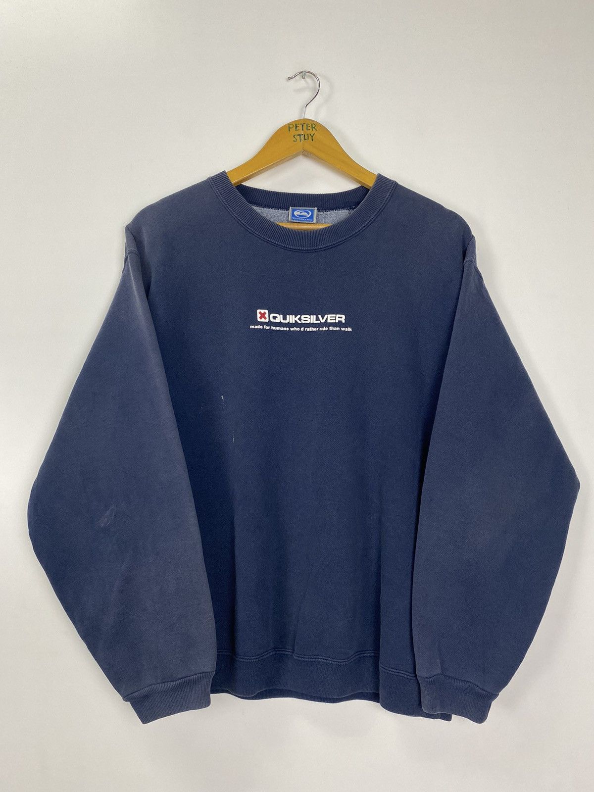 Quiksilver × Vintage Vintage Quiksilver big logo sweatshirt Size US L / EU 52-54 / 3 - 8 Thumbnail