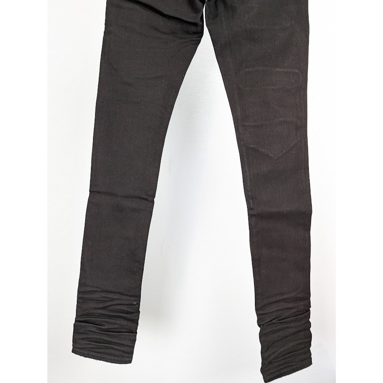Amiri o1rshd1 Leather Thrasher Jeans in Black Size US 32 / EU 48 - 15 Thumbnail