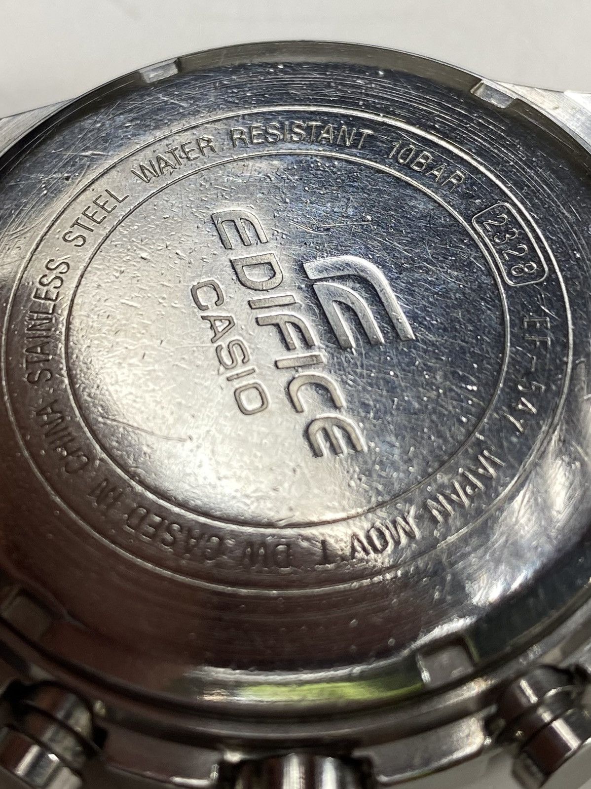 Casio × Vintage Casio Edifice Mechanical Chronograph - Stainless Steel Size ONE SIZE - 8 Thumbnail