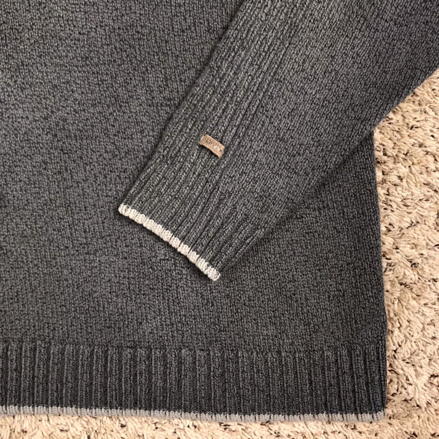 Vintage Columbia XCO Stylish Outdoor Quarter Zip Pullover Gray Knit Sweater Men’s XL Shirt Pullover Gray Mens XL Boardroom-Ready Style Size US XL / EU 56 / 4 - 5 Thumbnail