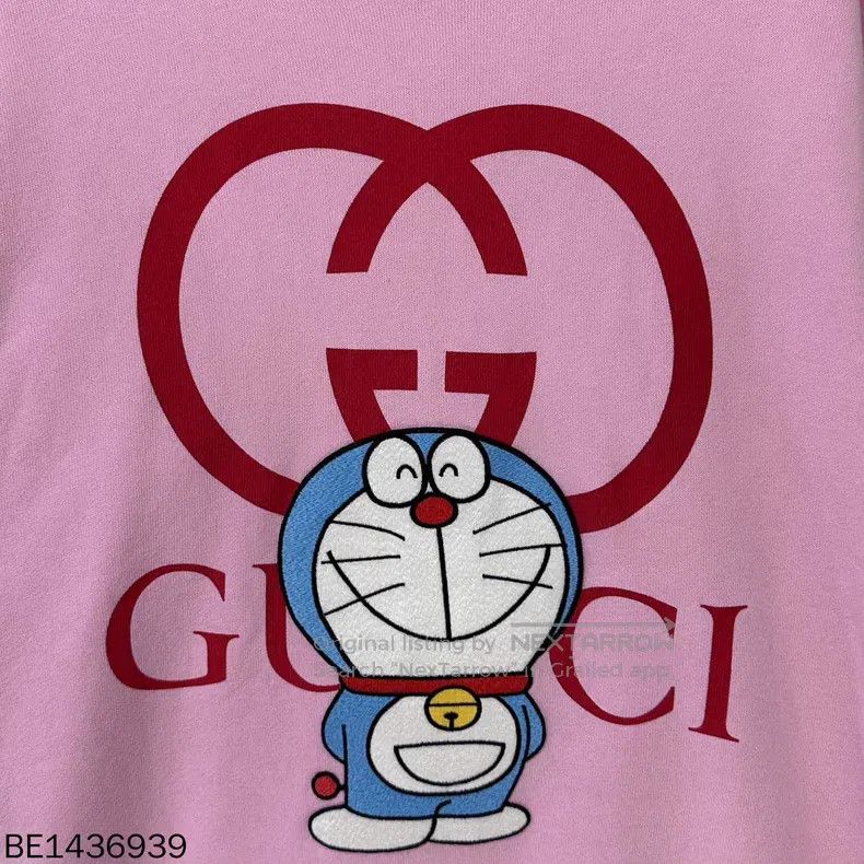 Gucci Gucci Co-branded logo pink sweatshirt Size S / US 4 / IT 40 - 5 Thumbnail