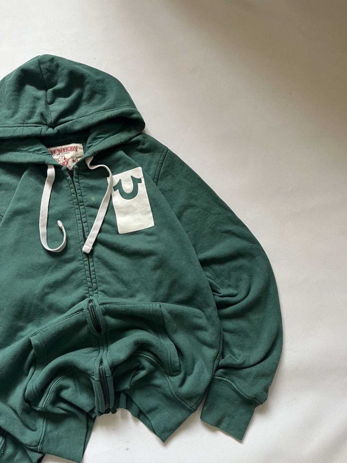 True Religion True Religion Double-Zip Boxy Hoodie - Forest Green Size US L / EU 52-54 / 3 - 3 Thumbnail